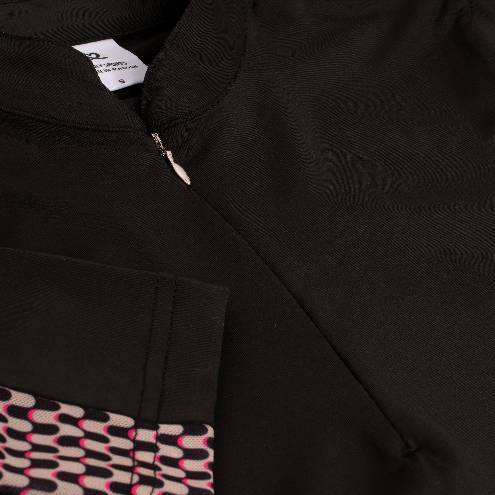 Daily Sports Breeze Ladies Long Sleeve Golf Polo Shirt Black