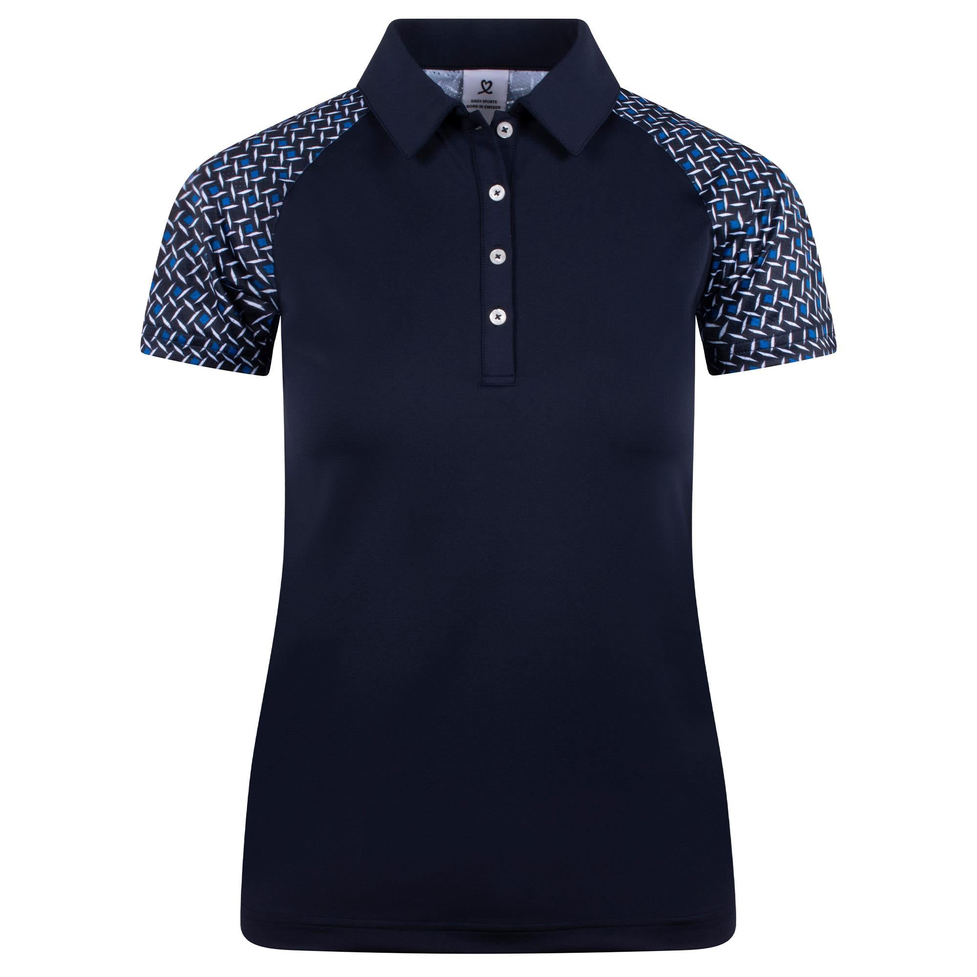 Daily Sports Edge Ladies Golf Polo Shirt Navy Square