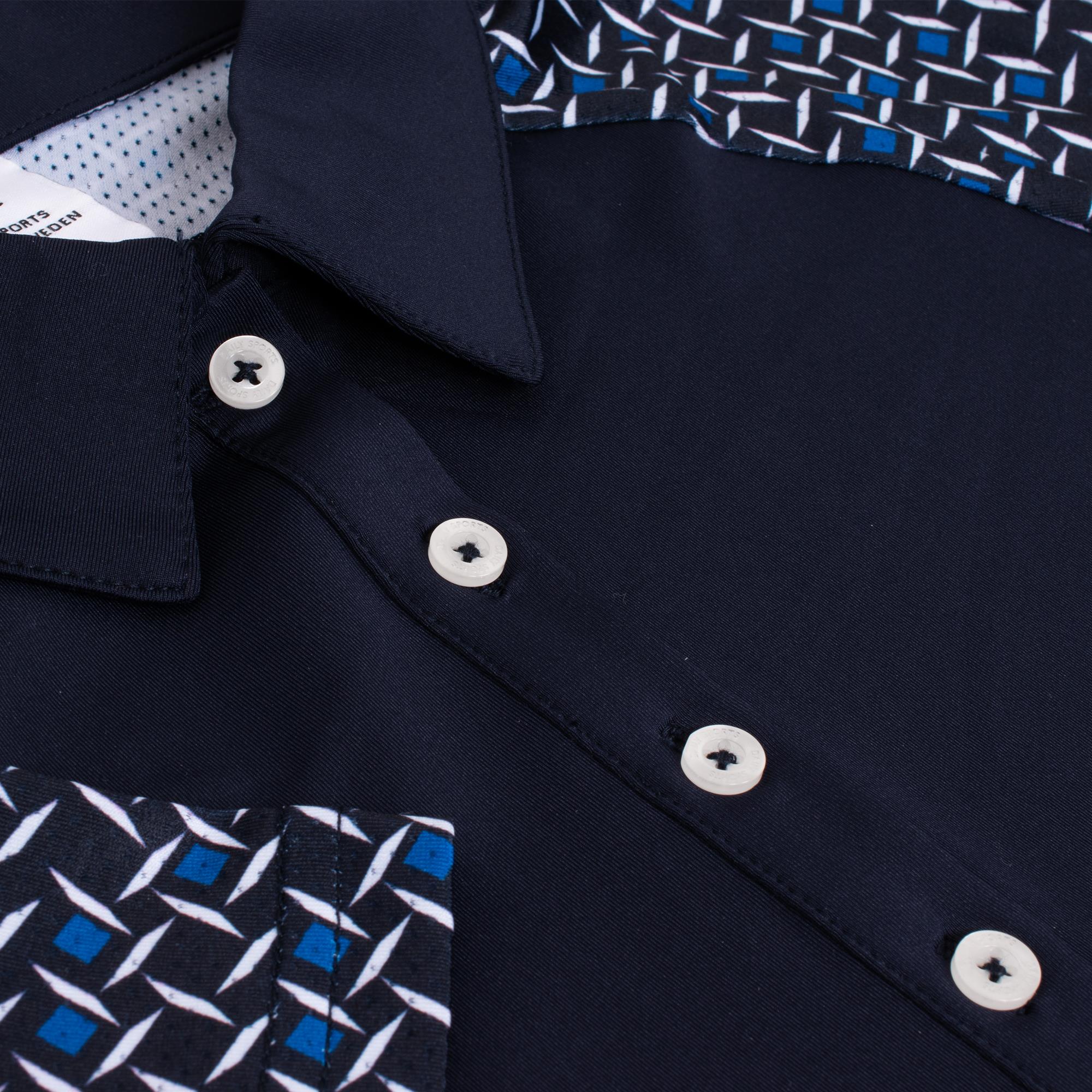Daily Sports Edge Ladies Golf Polo Shirt Navy Square