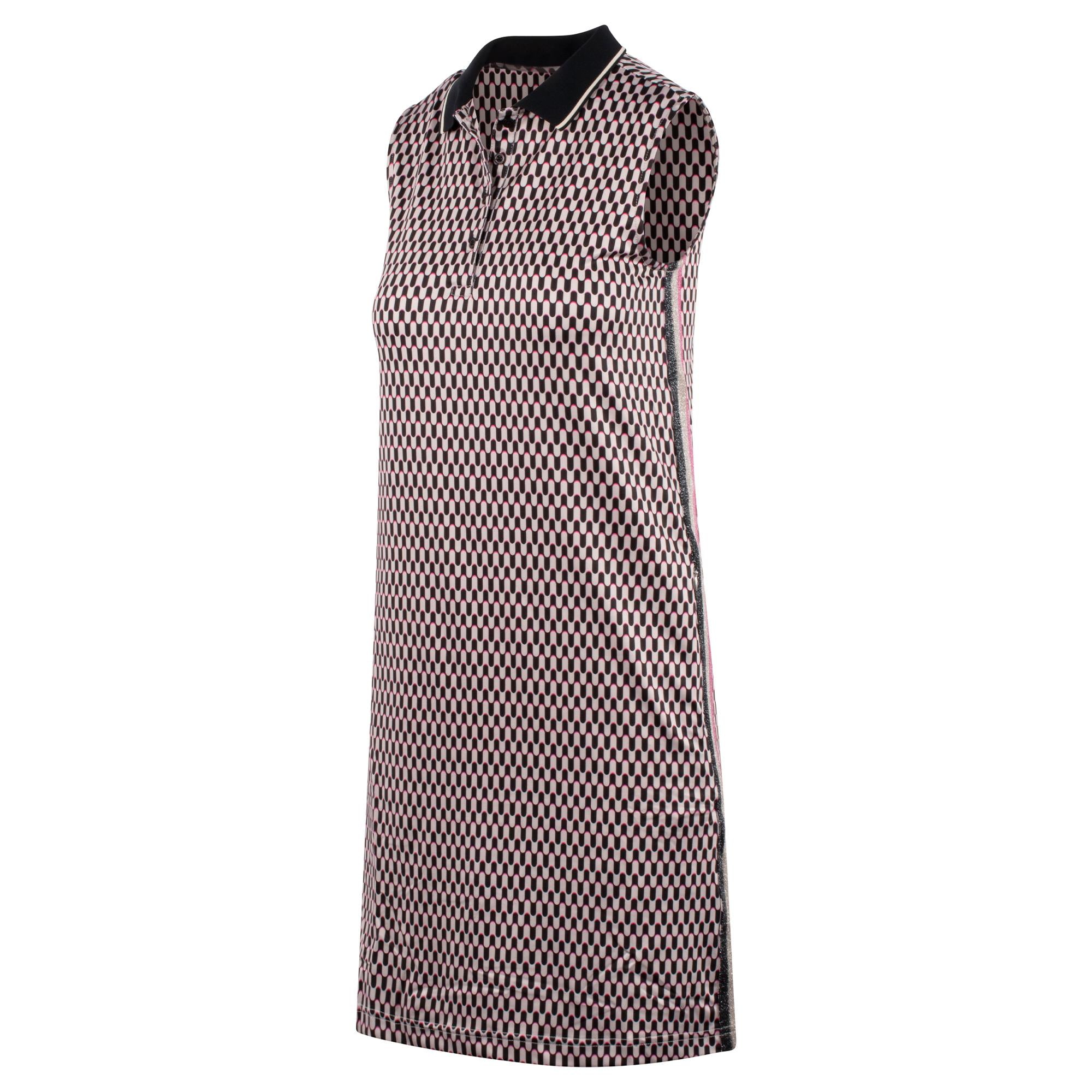 Daily Sports Geometric Sleeveless Ladies Golf Dress Abstract Wave