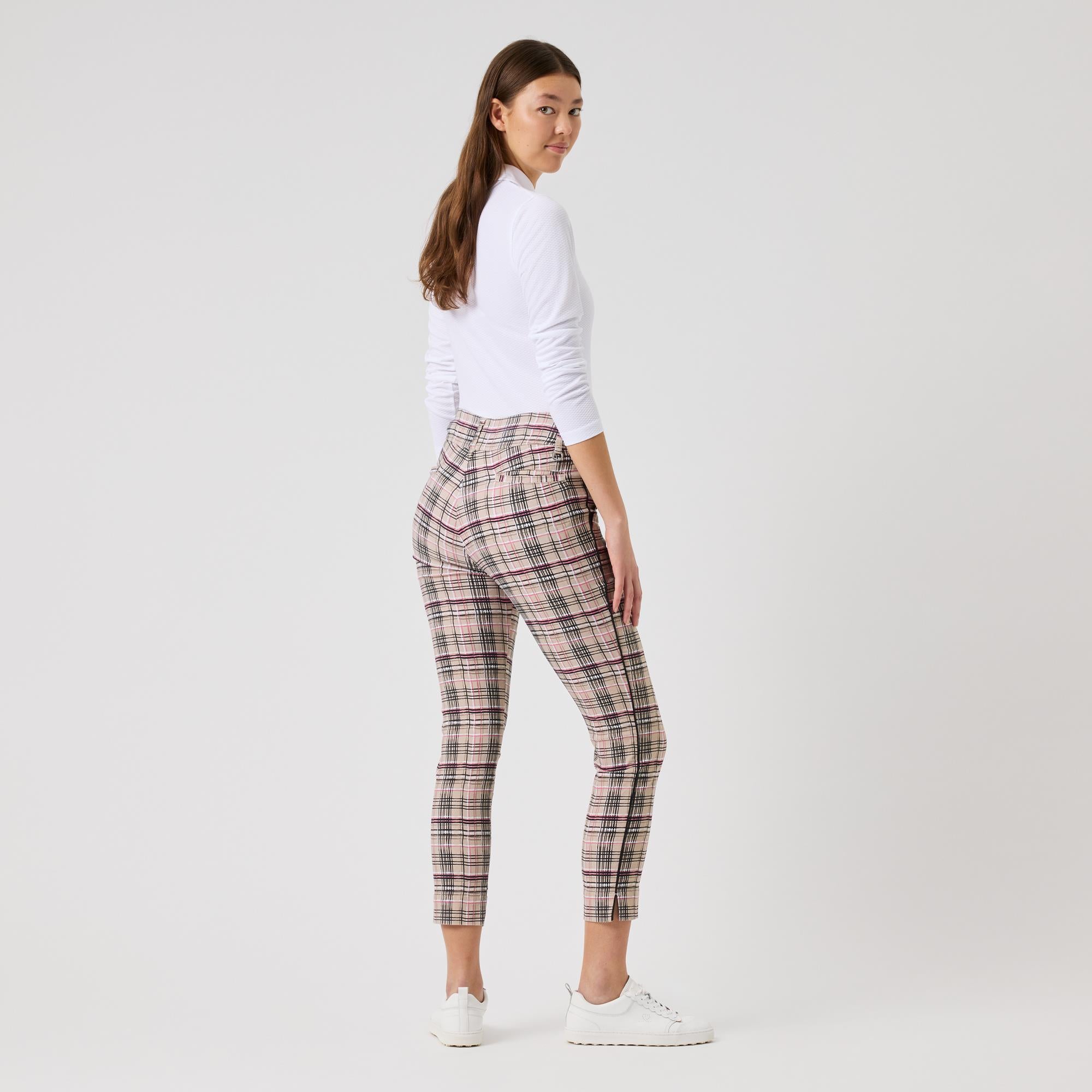 Daily Sports Handstroke Magic High Water Ladies Golf Trousers Oyster 94CM