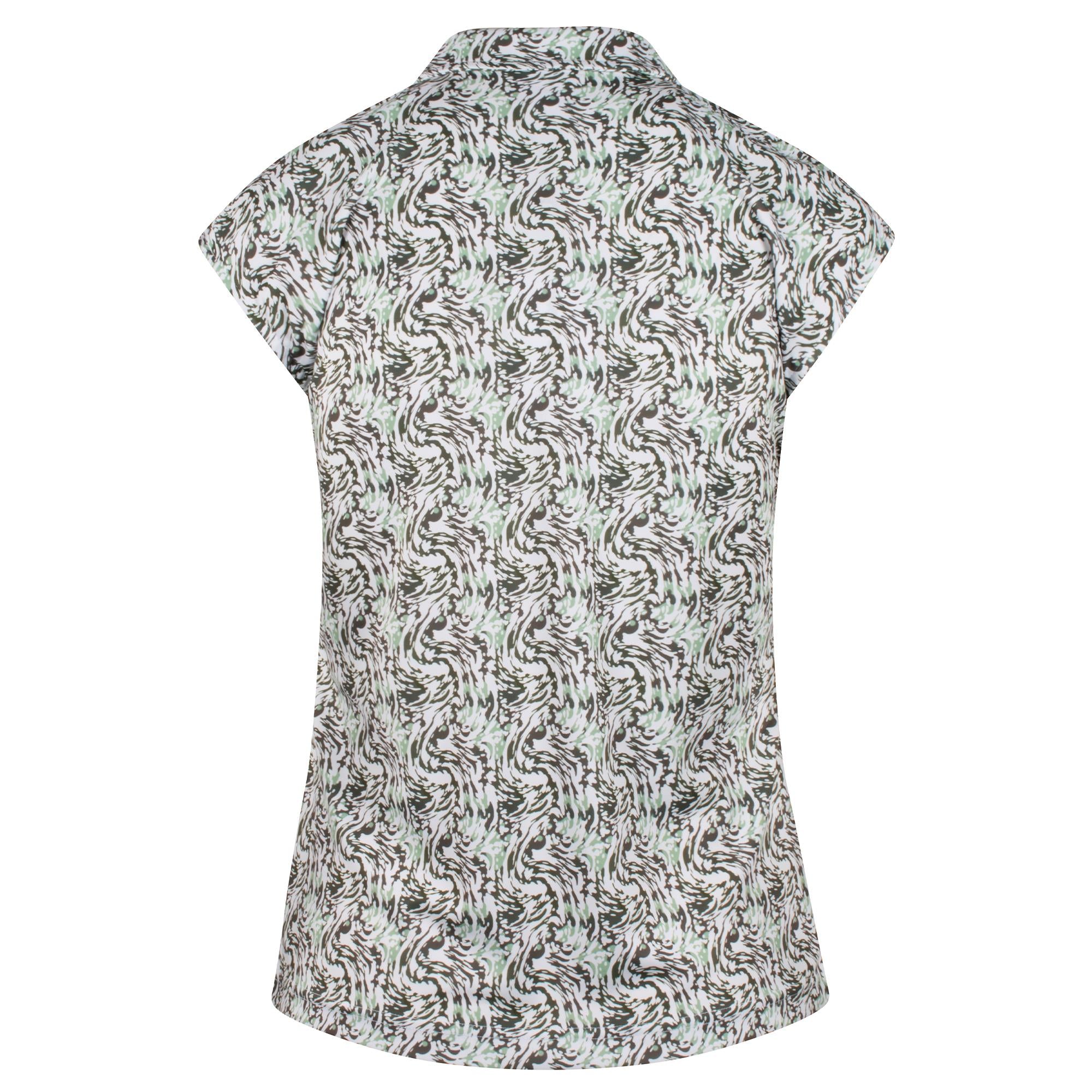 Daily Sports Printed Ladies Golf Polo Shirt Abstract Swirl