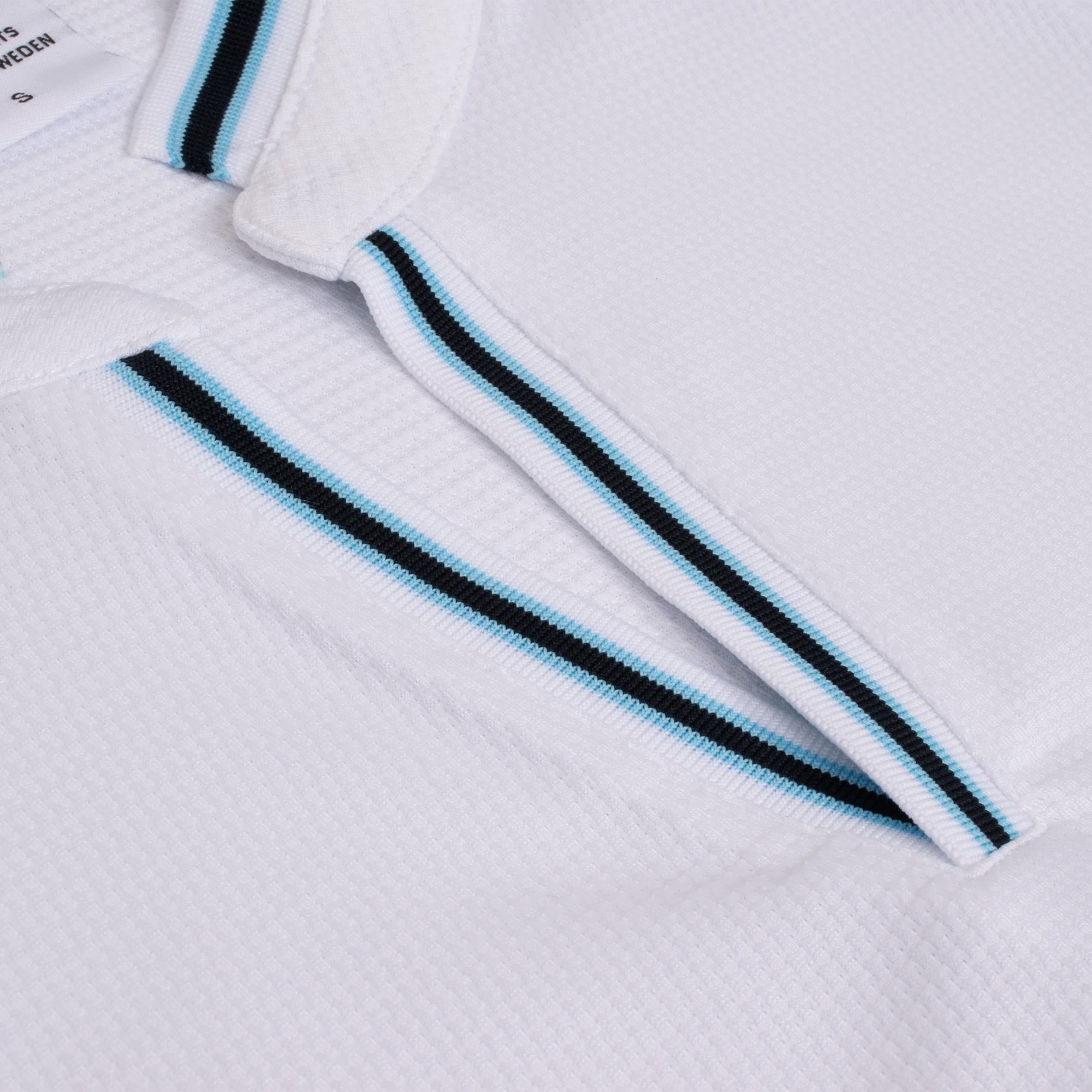 Daily Sports Round Neck Sleeveless Ladies Golf Polo Shirt White