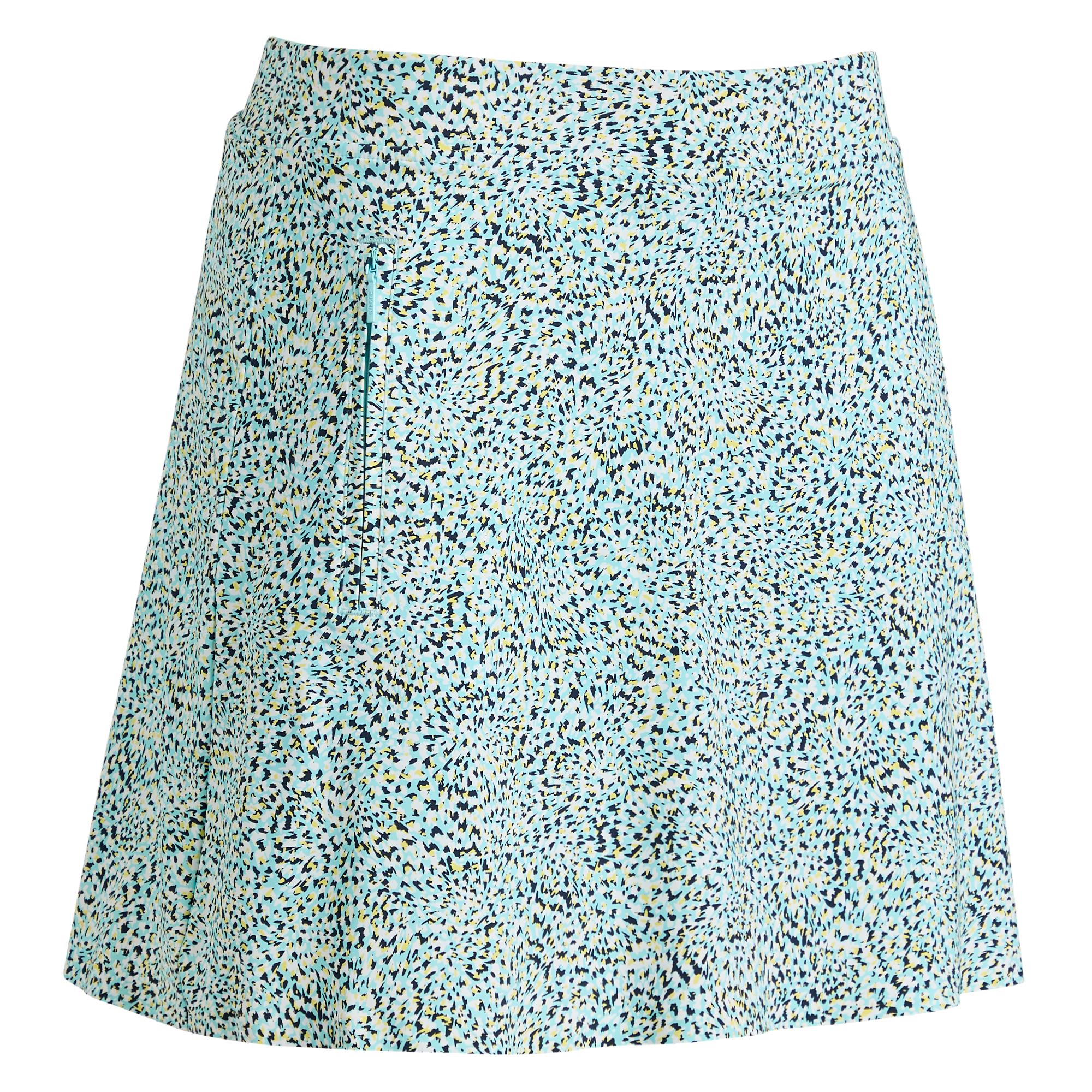 G/FORE Fireworks Print Silky Tech Nylon Ladies Golf Skort Cenote