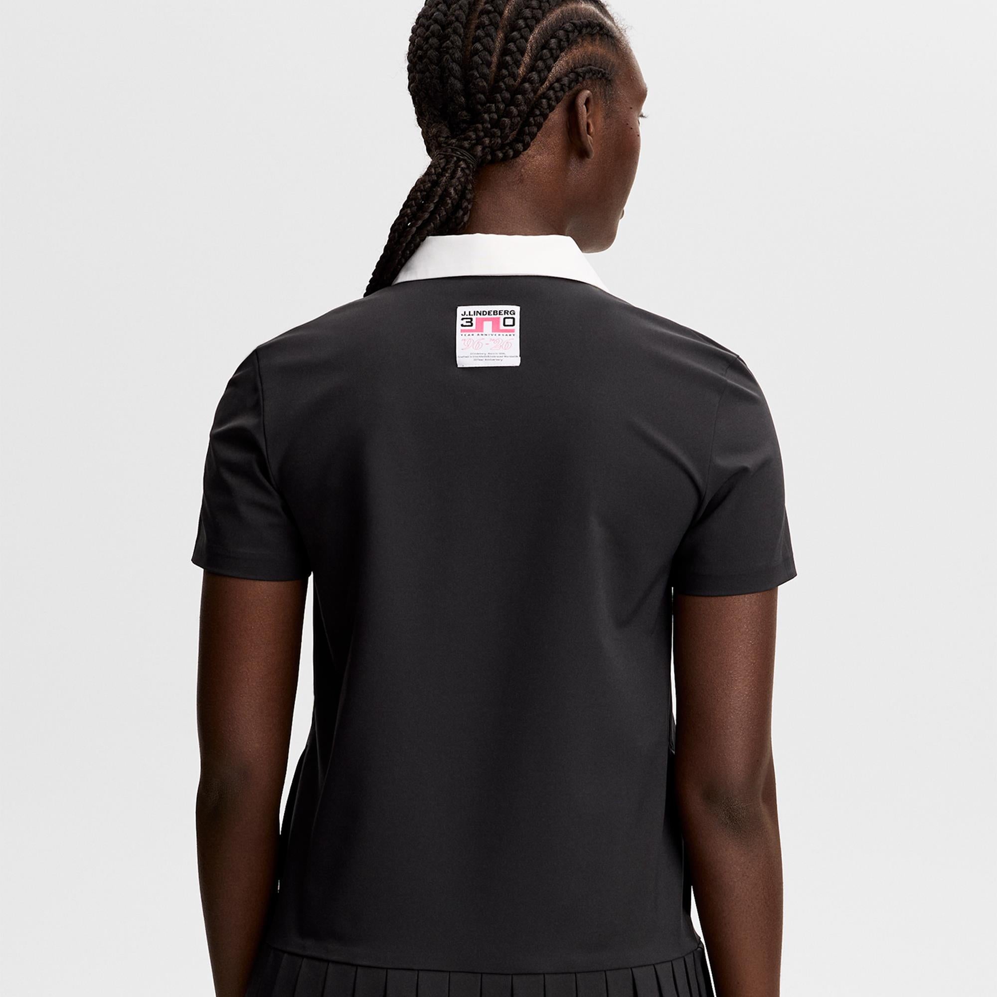 J Lindeberg 30Y Grace Pleated Ladies Golf Dress Black