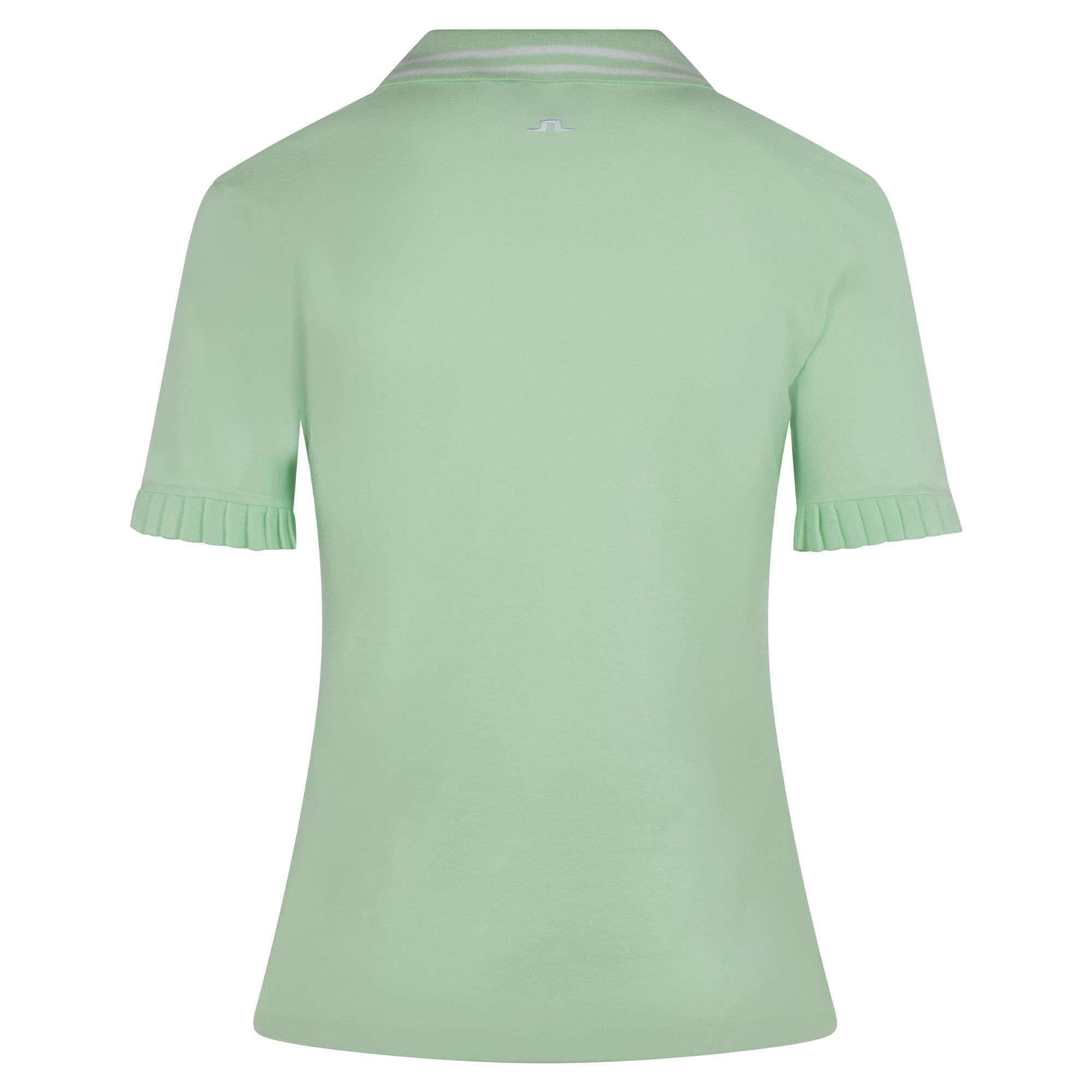 J Lindeberg Mira Knitted Ladies Golf Polo Shirt Bay