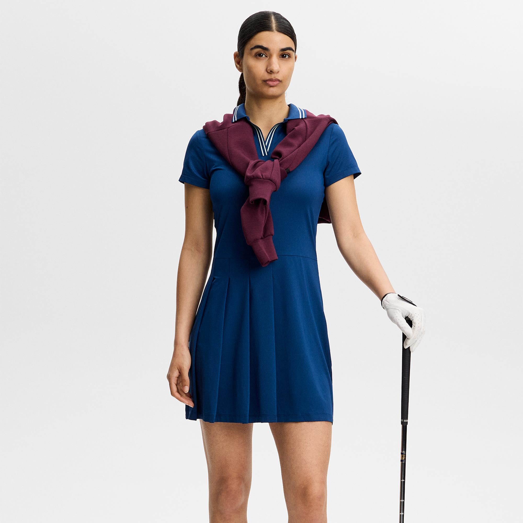 J Lindeberg Noomi Ladies Golf Dress Estate Blue