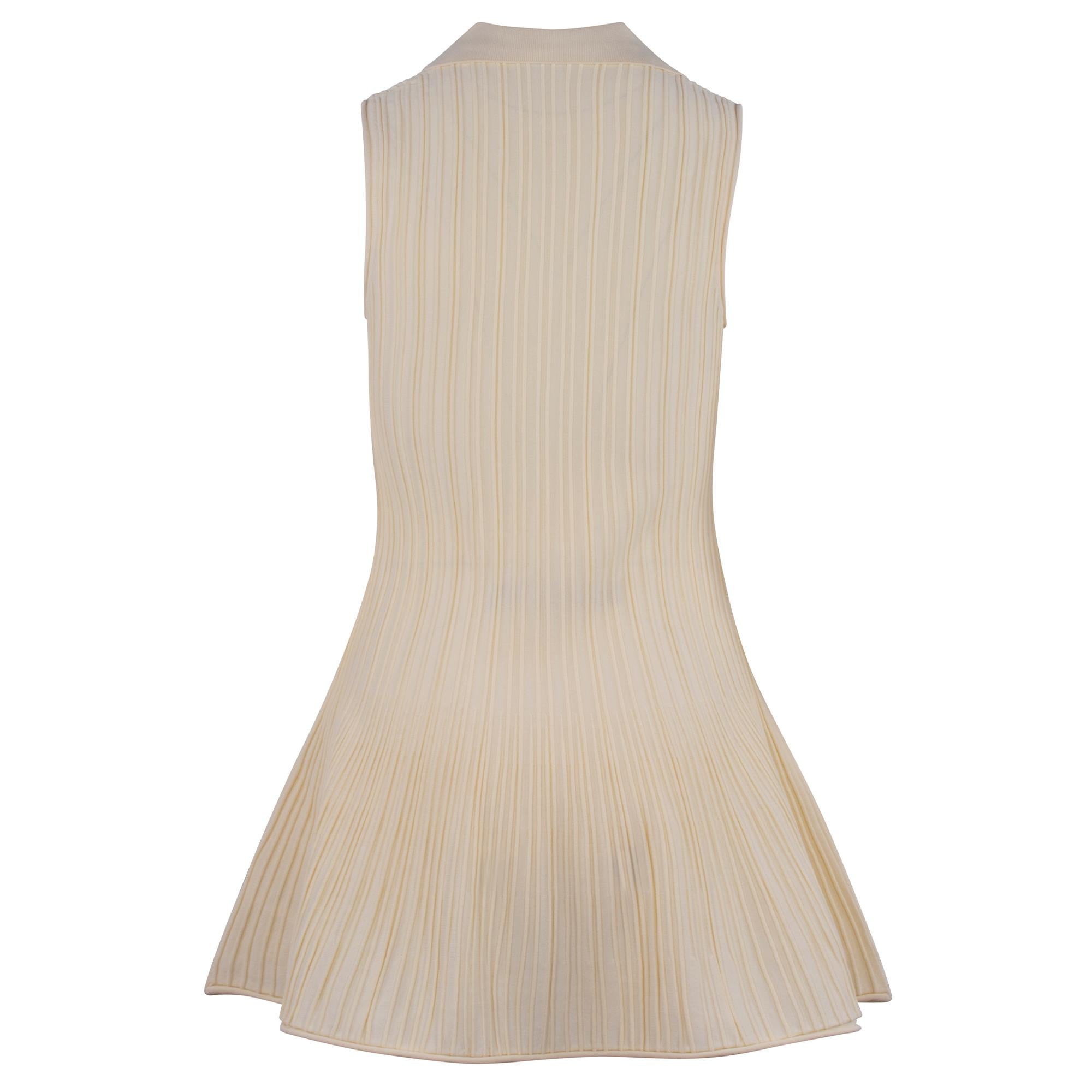 Malbon Golf Selena Ladies Golf Dress Cream