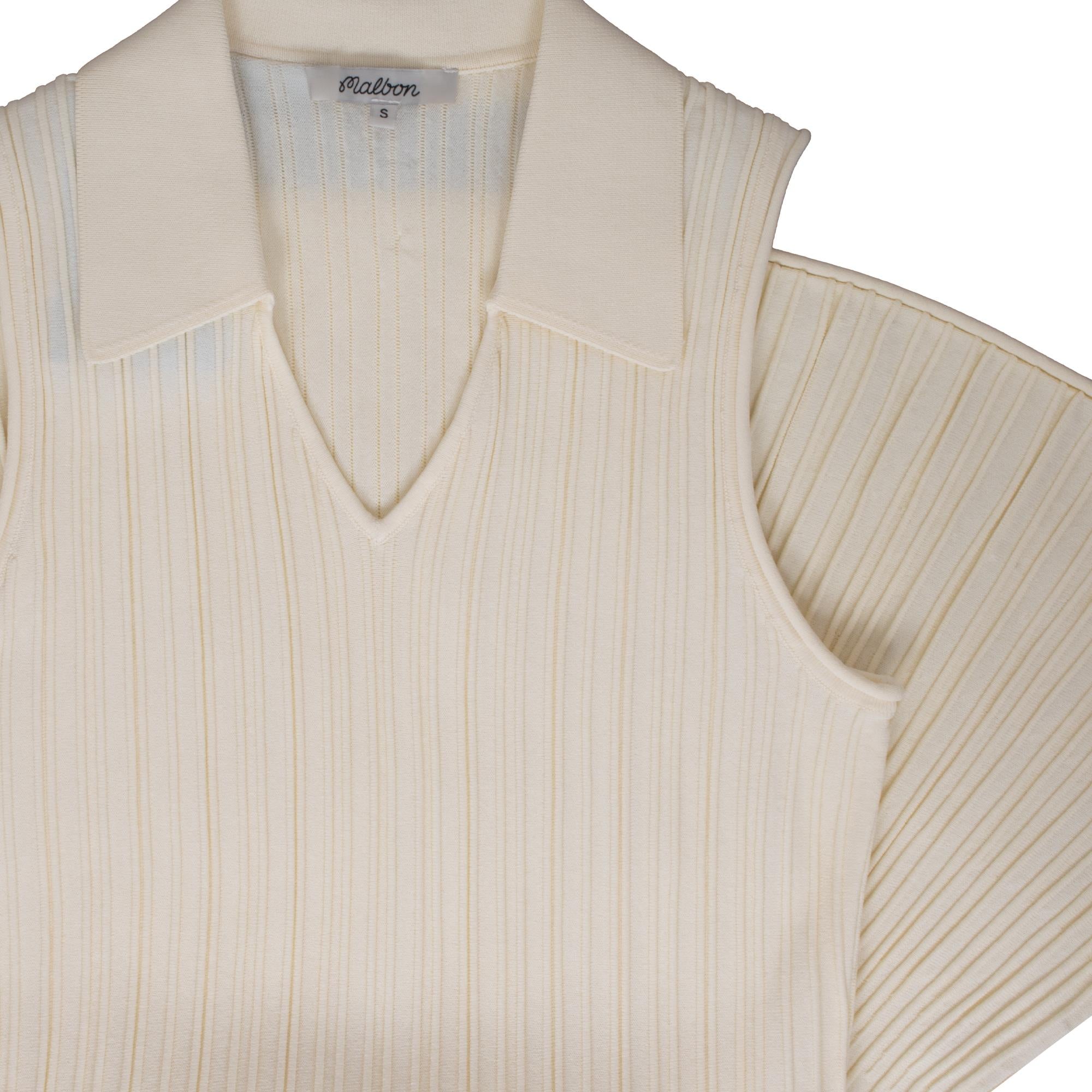 Malbon Golf Selena Ladies Golf Dress Cream
