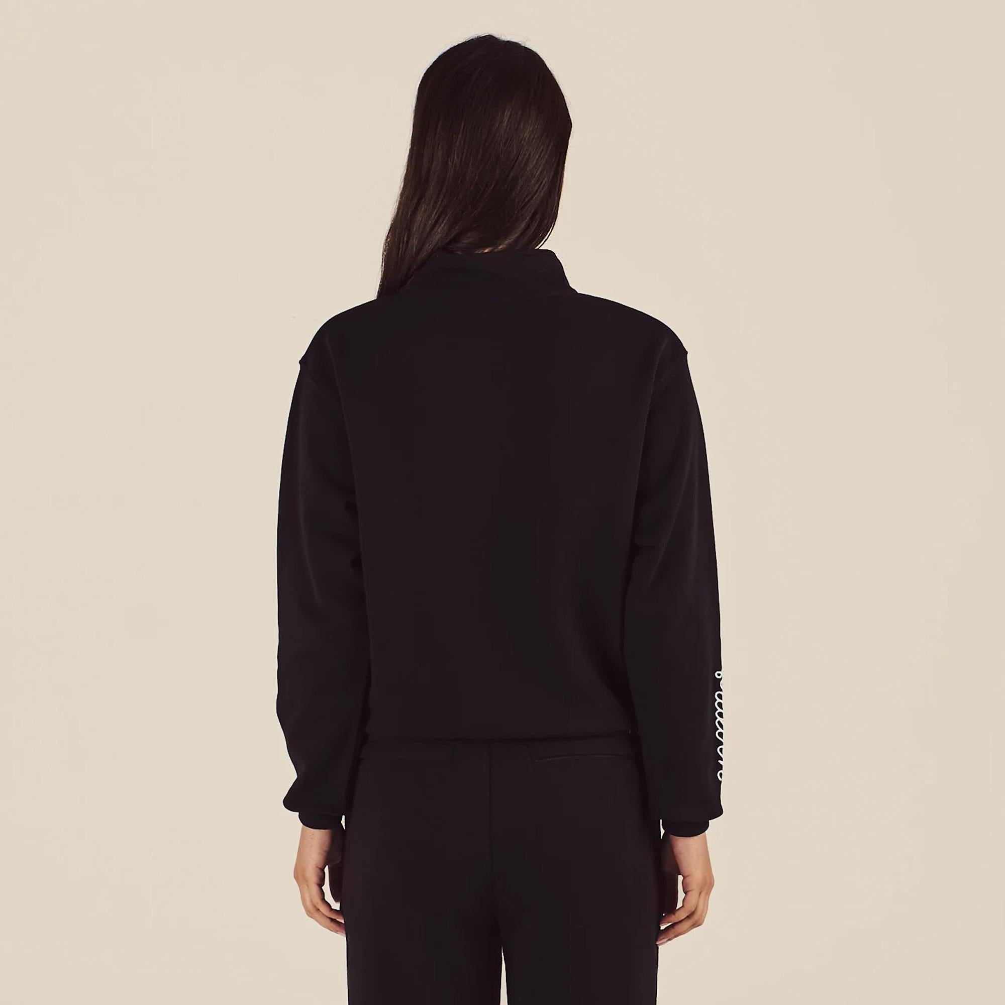 Malbon Golf Womens Delilah Sweatshirt Black