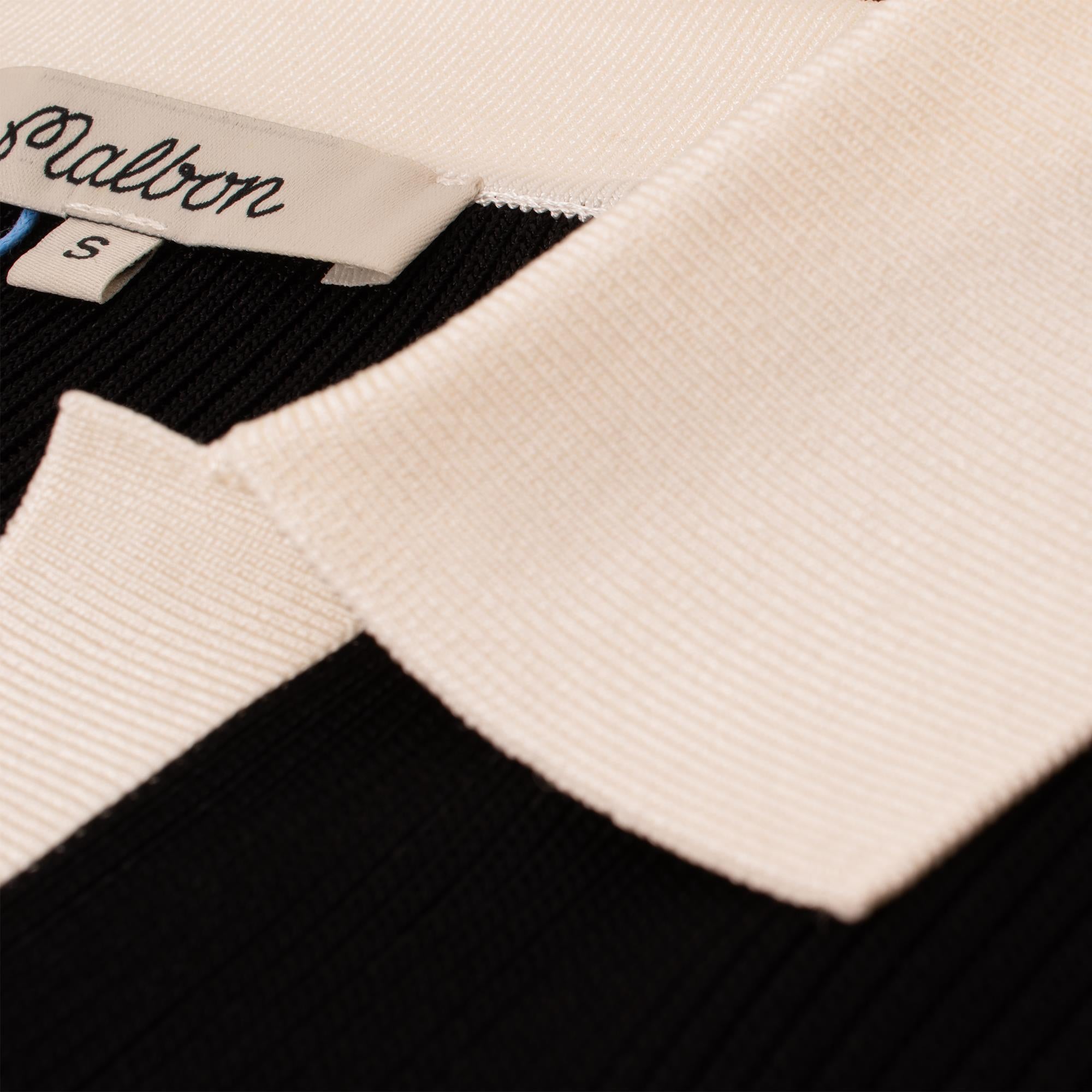 Malbon Golf Melany Knit Ladies Golf Polo Black