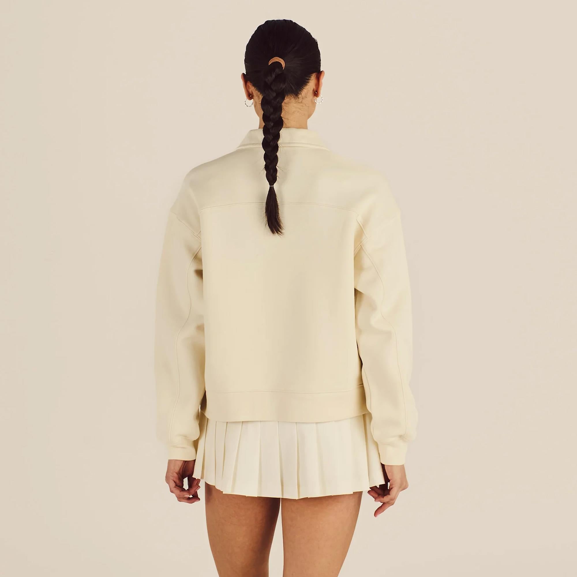 Malbon Golf Womens Teresa Sweatshirt Cream