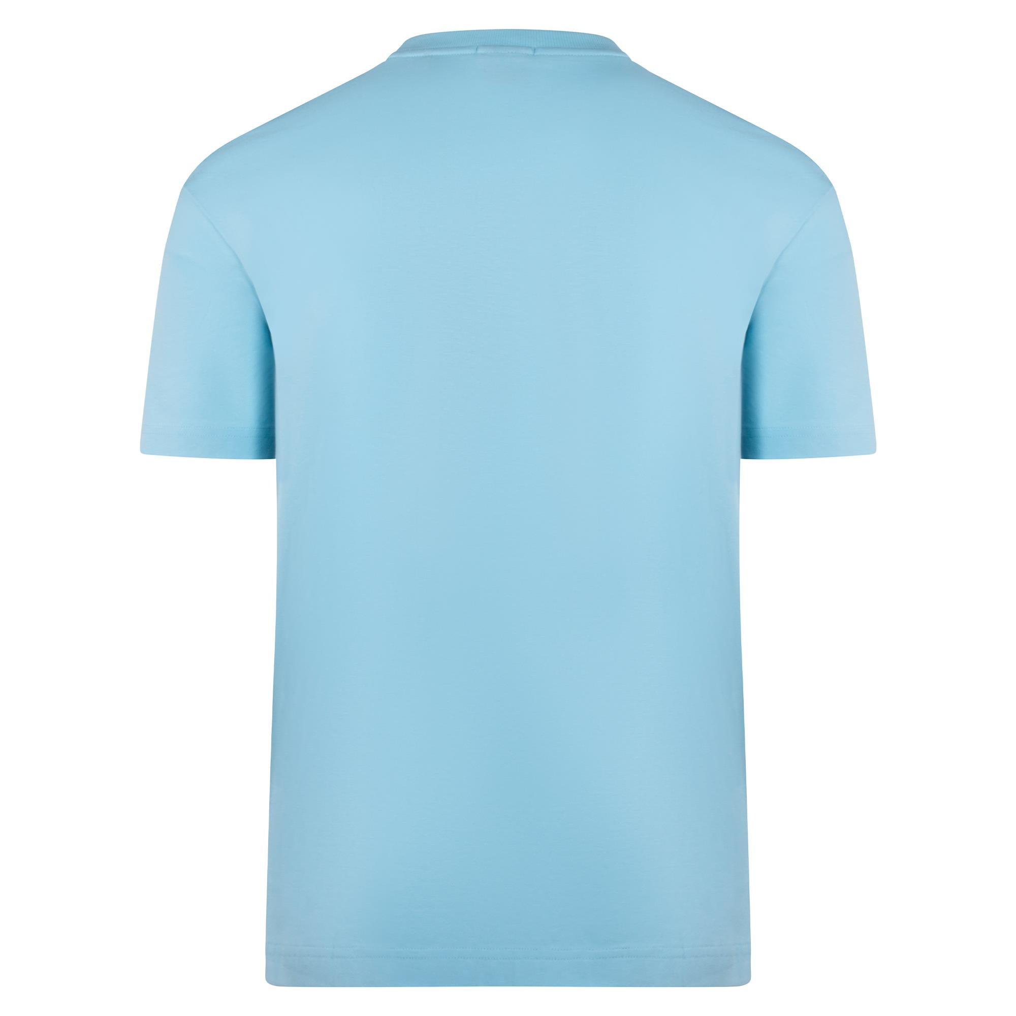 Boss TEE Mens T-Shirt Light Pastel Blue