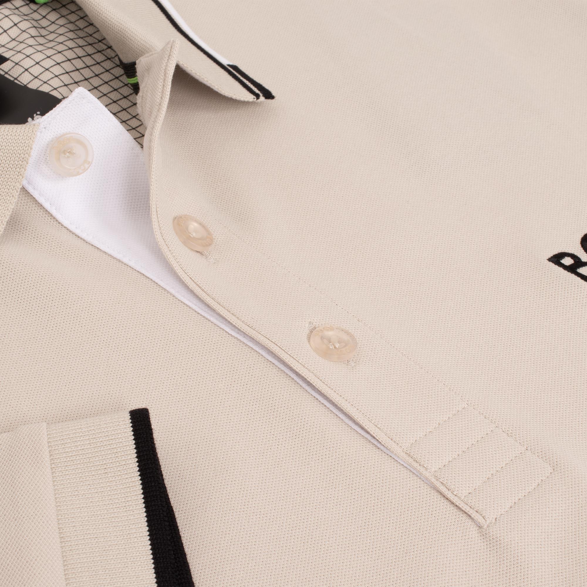 Boss Paddy Pro Mens Polo Shirt Light Beige