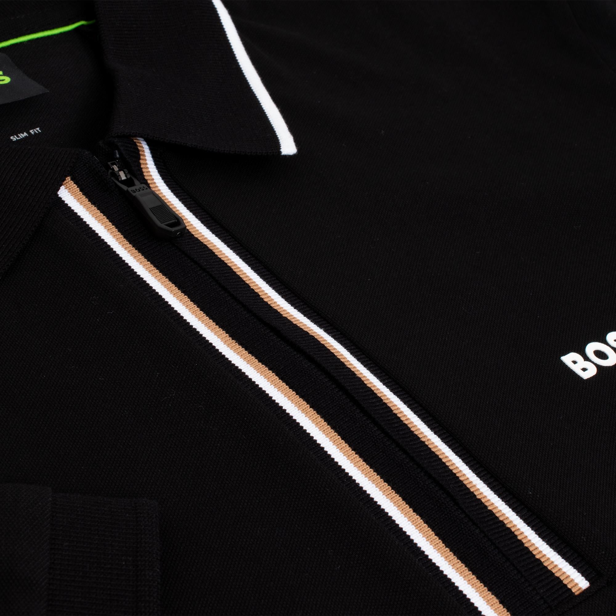 Boss Philix GOC Mens Polo Shirt Black