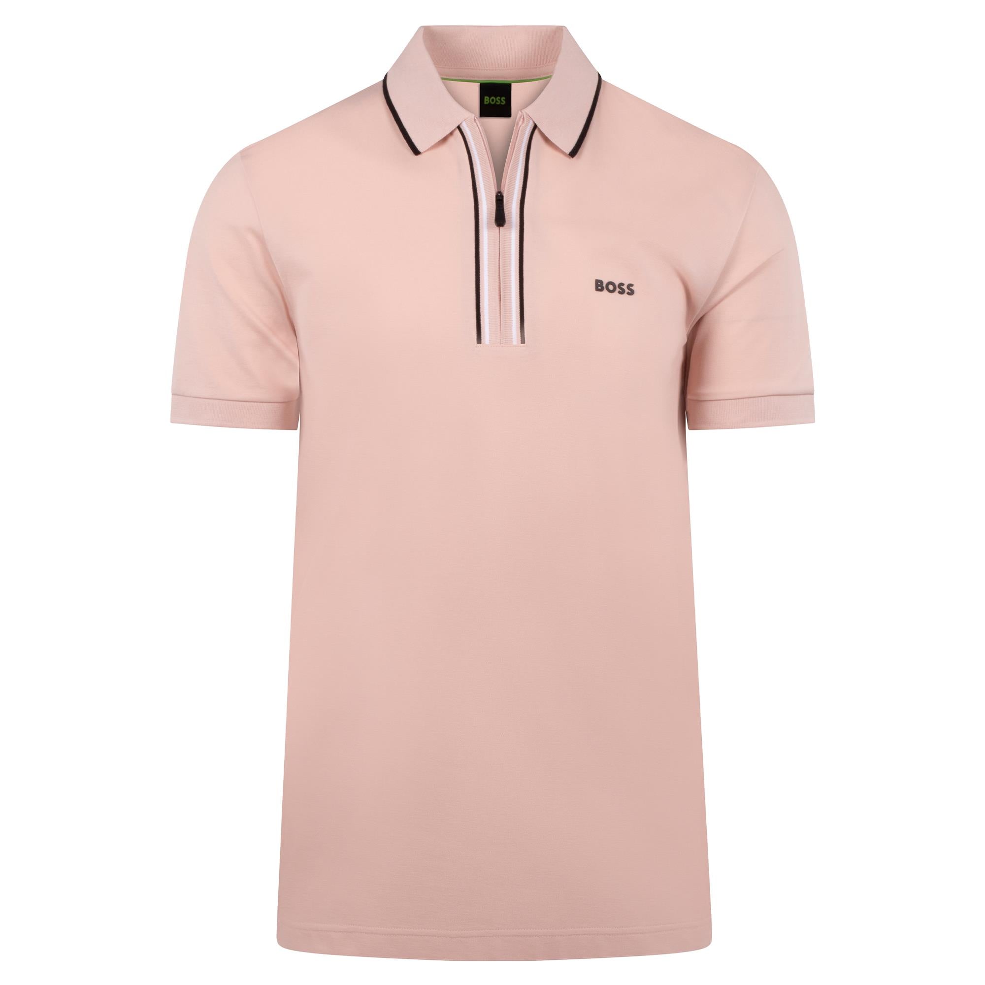 Boss Philix GOC Mens Polo Shirt Light Pastel Orange