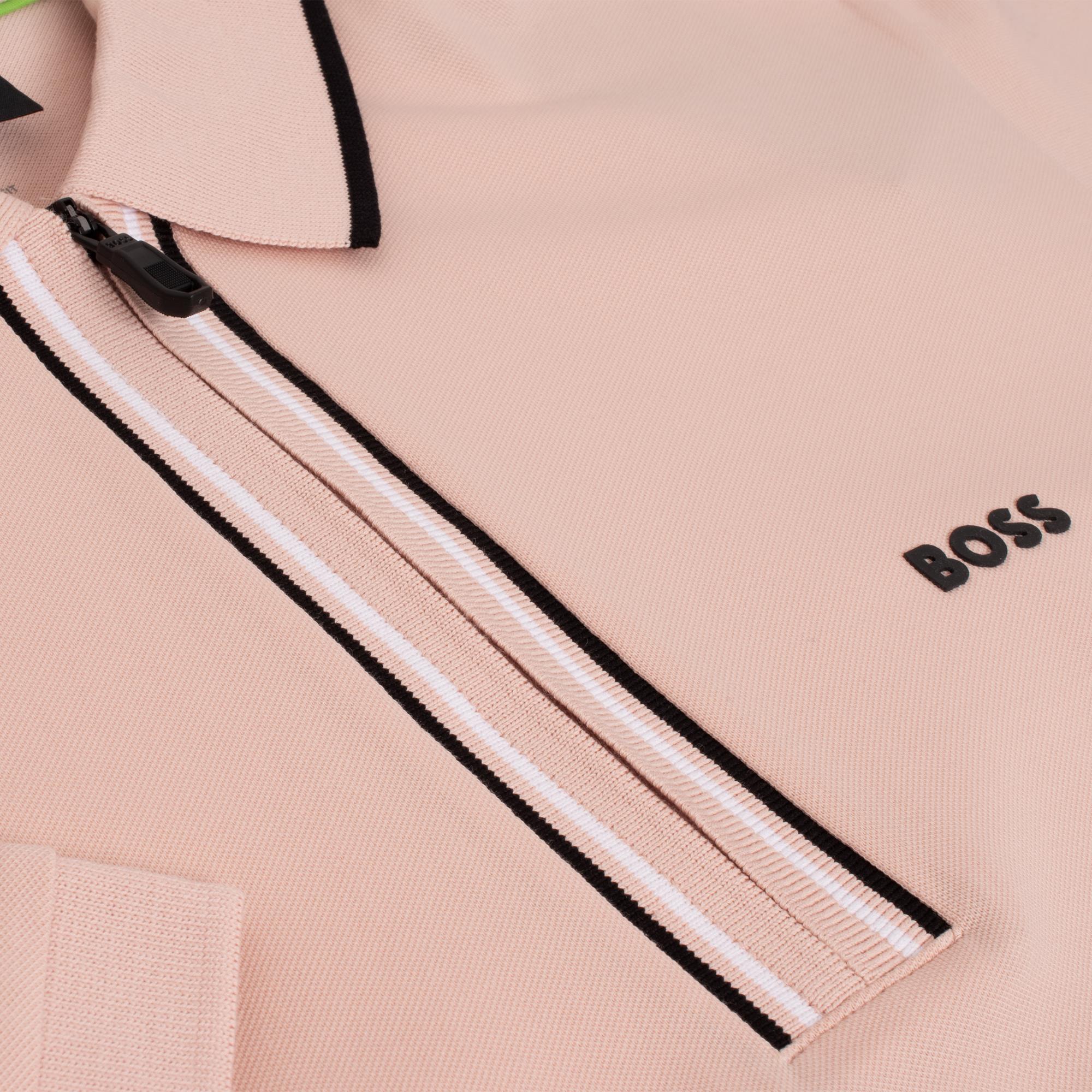 Boss Philix GOC Mens Polo Shirt Light Pastel Orange
