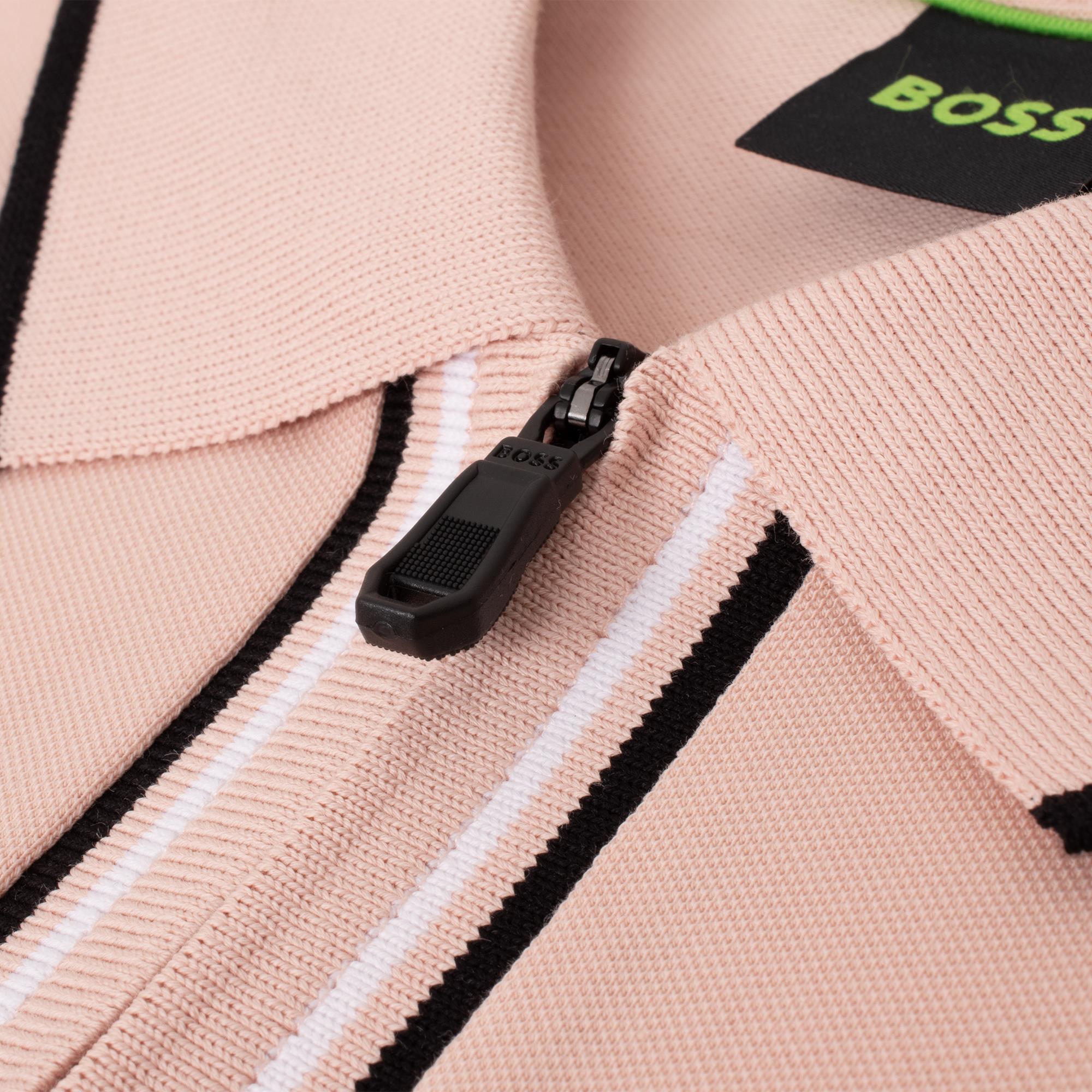 Boss Philix GOC Mens Polo Shirt Light Pastel Orange