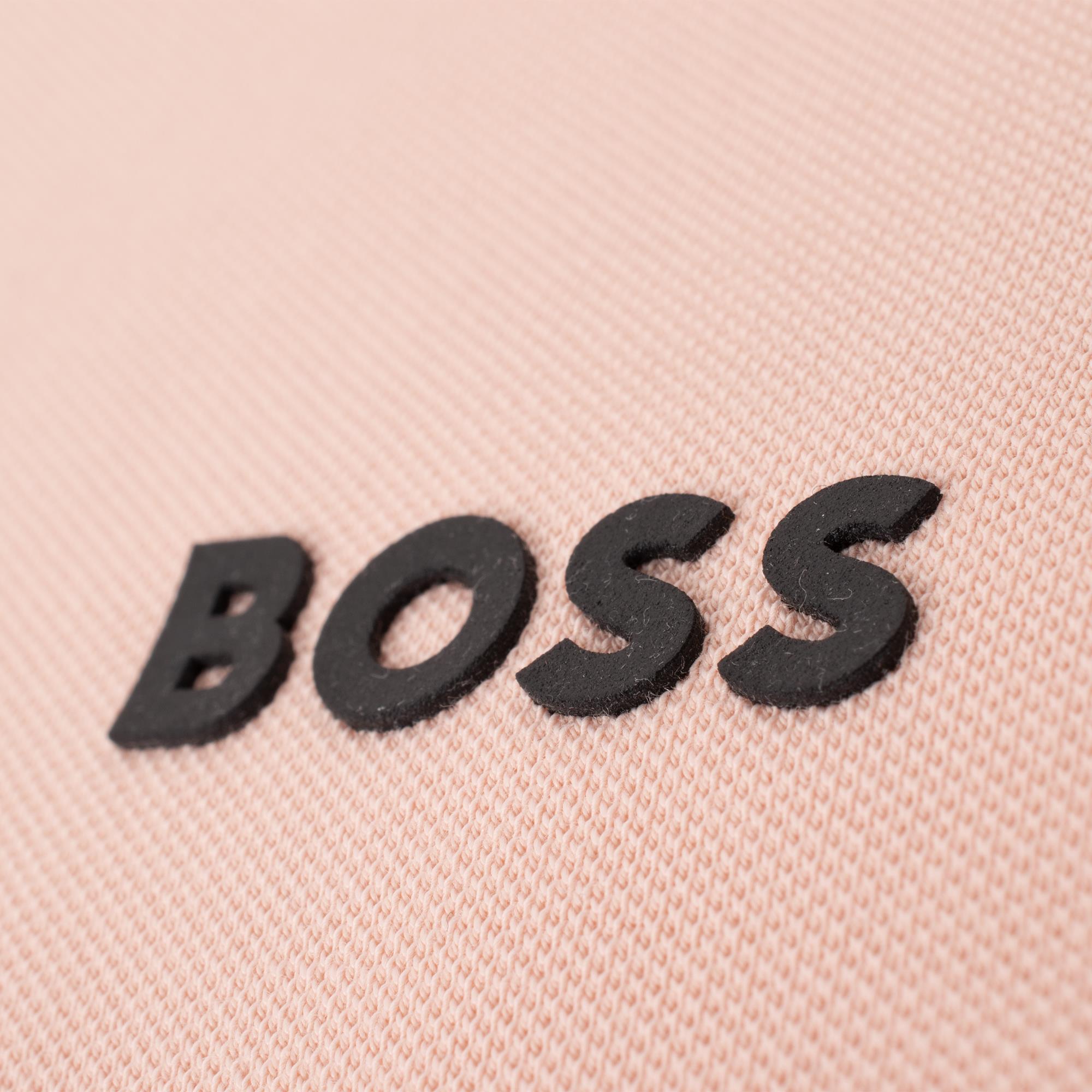 Boss Philix GOC Mens Polo Shirt Light Pastel Orange