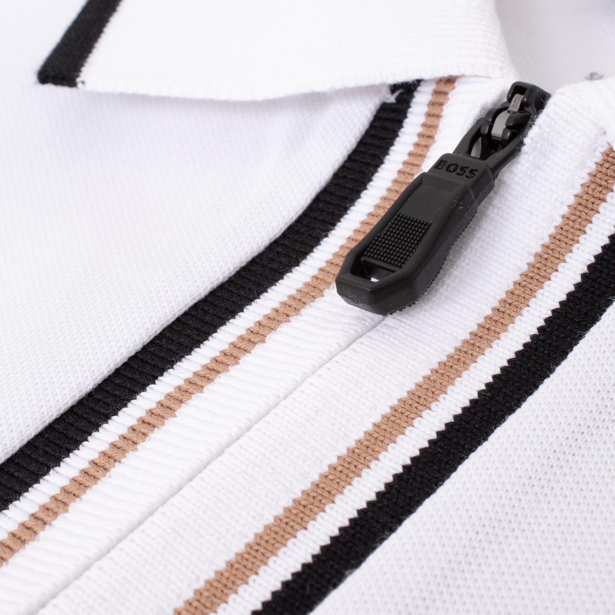 Boss Philix GOC Polo Shirt Open White