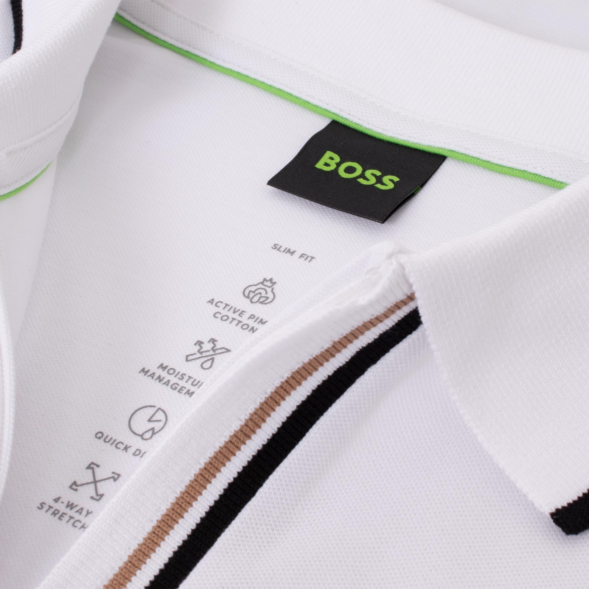 Boss Philix GOC Polo Shirt Open White