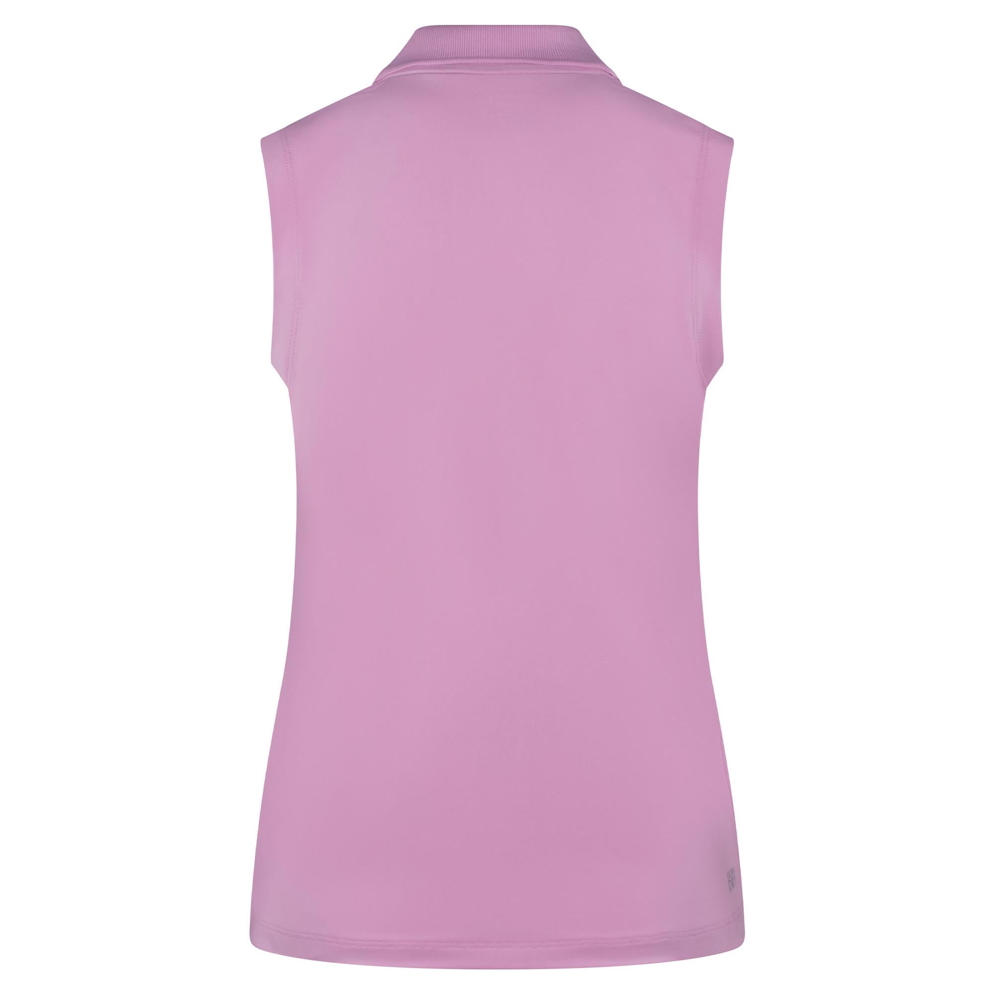 Ladies Lacoste Performance Classic Sleeveless Golf Polo Shirt Albizia