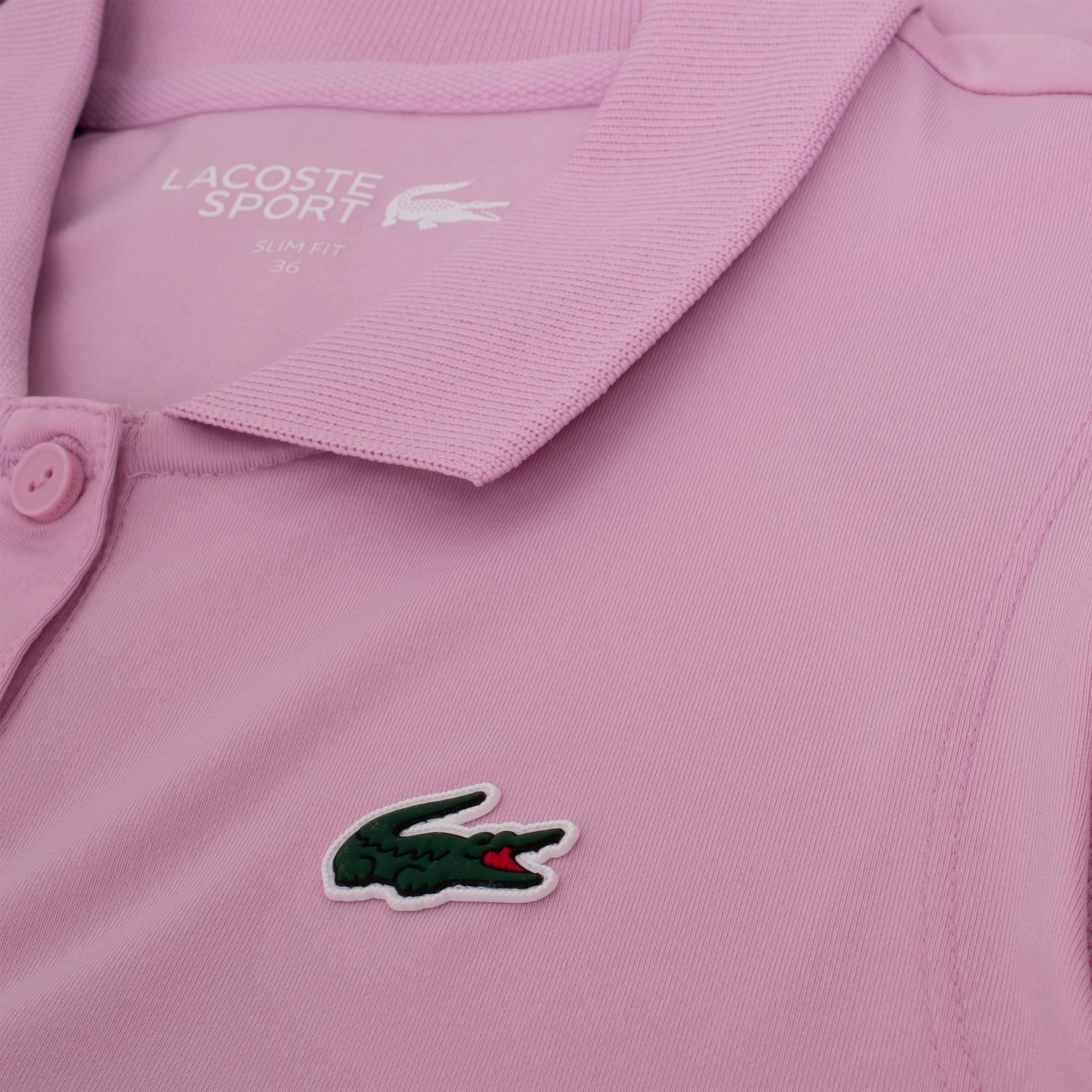 Ladies Lacoste Performance Classic Sleeveless Golf Polo Shirt Albizia