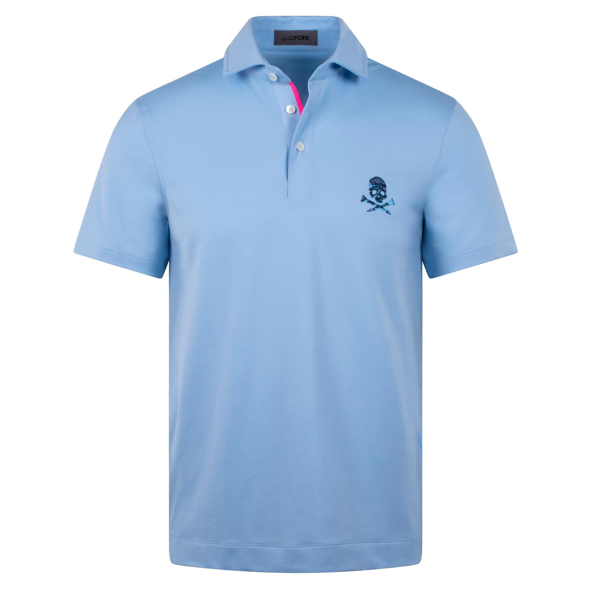G/FORE Camo Skull & T's All Play Mens Golf Polo Shirt Baja