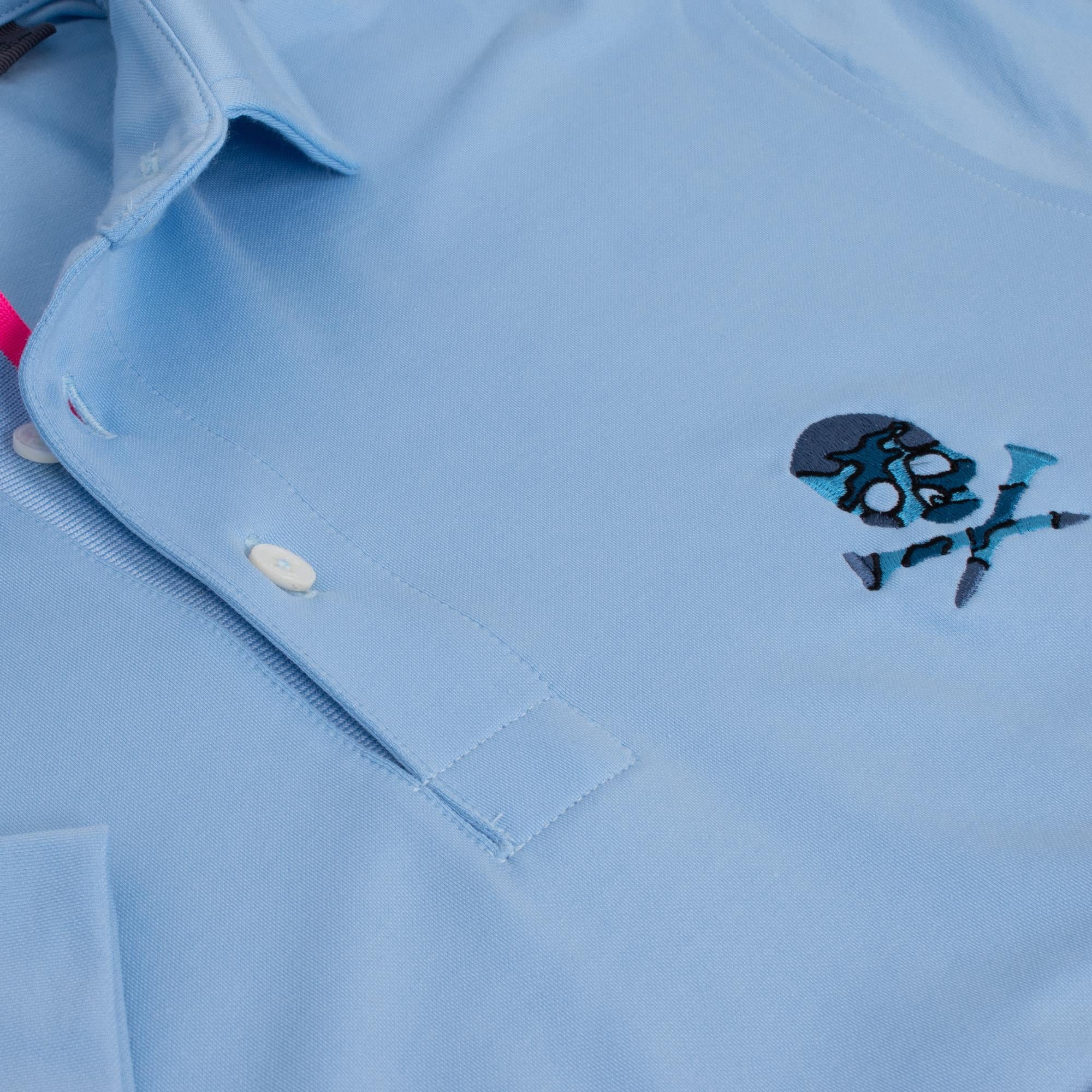 G/FORE Camo Skull & T's All Play Mens Golf Polo Shirt Baja