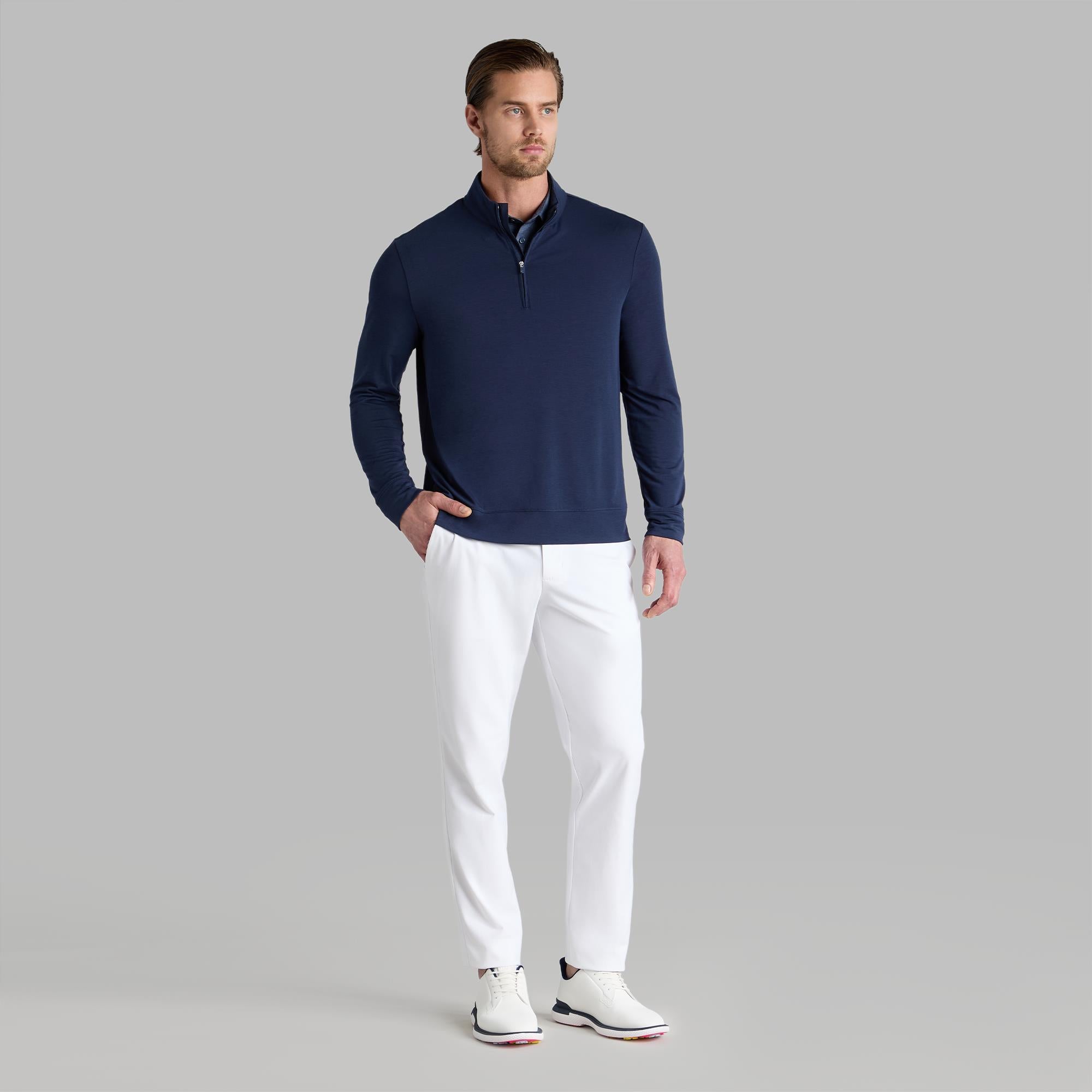 G/FORE Camo Skull & T's Luxe Mens Golf Mid Layer Twilight