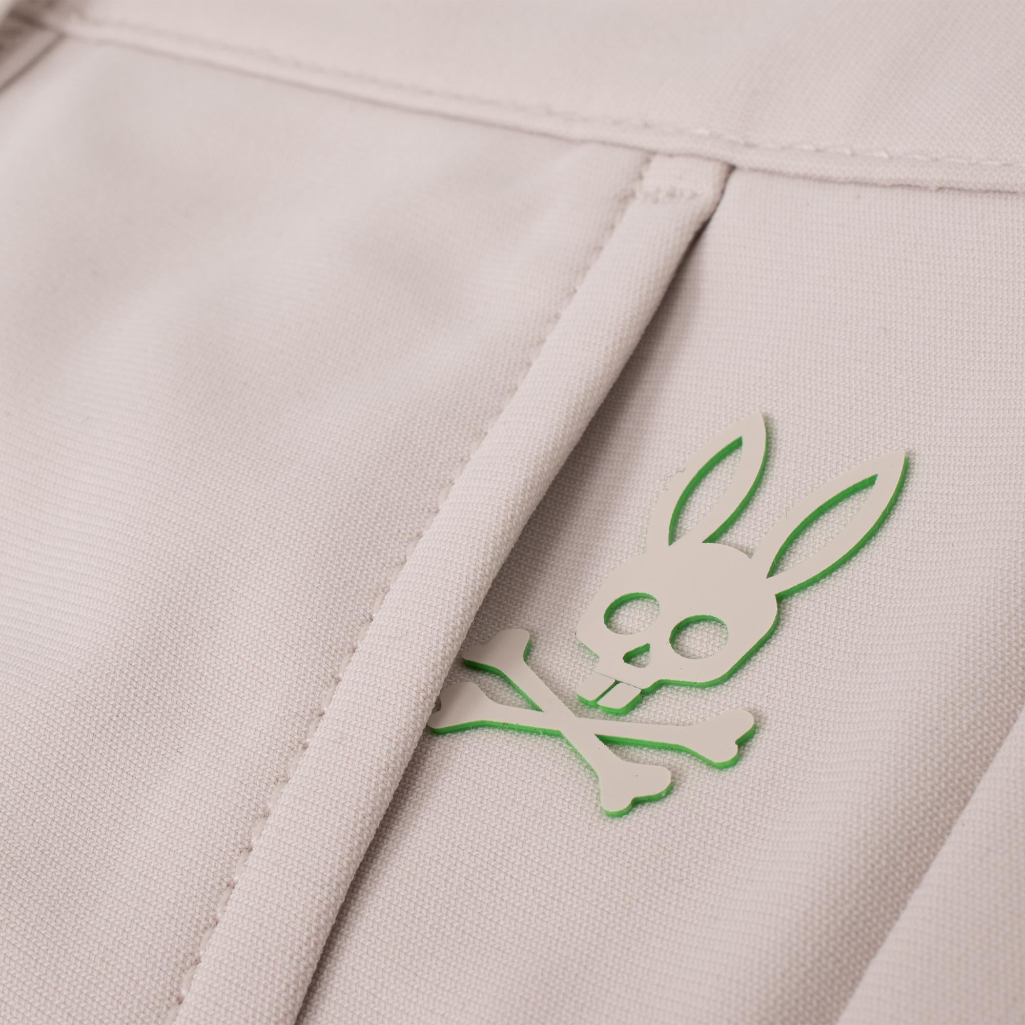 Psycho Bunny Maverick 10K Step Shorts Natural Linen