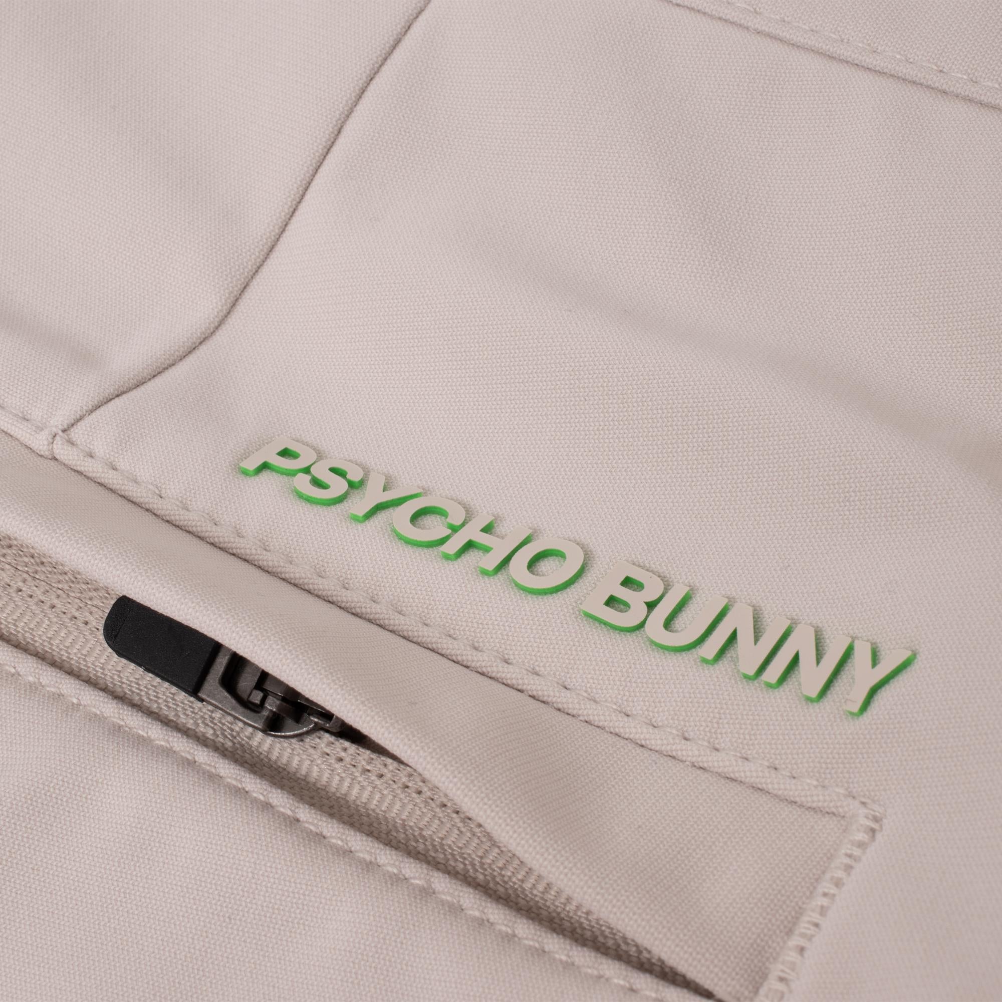 Psycho Bunny Maverick 10K Step Shorts Natural Linen