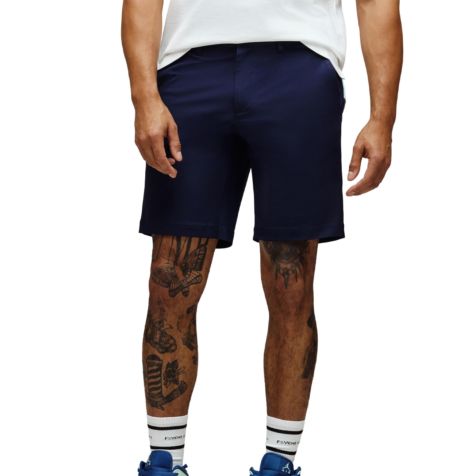 Psycho Bunny Maverick 10K Step Shorts Baritone Blue