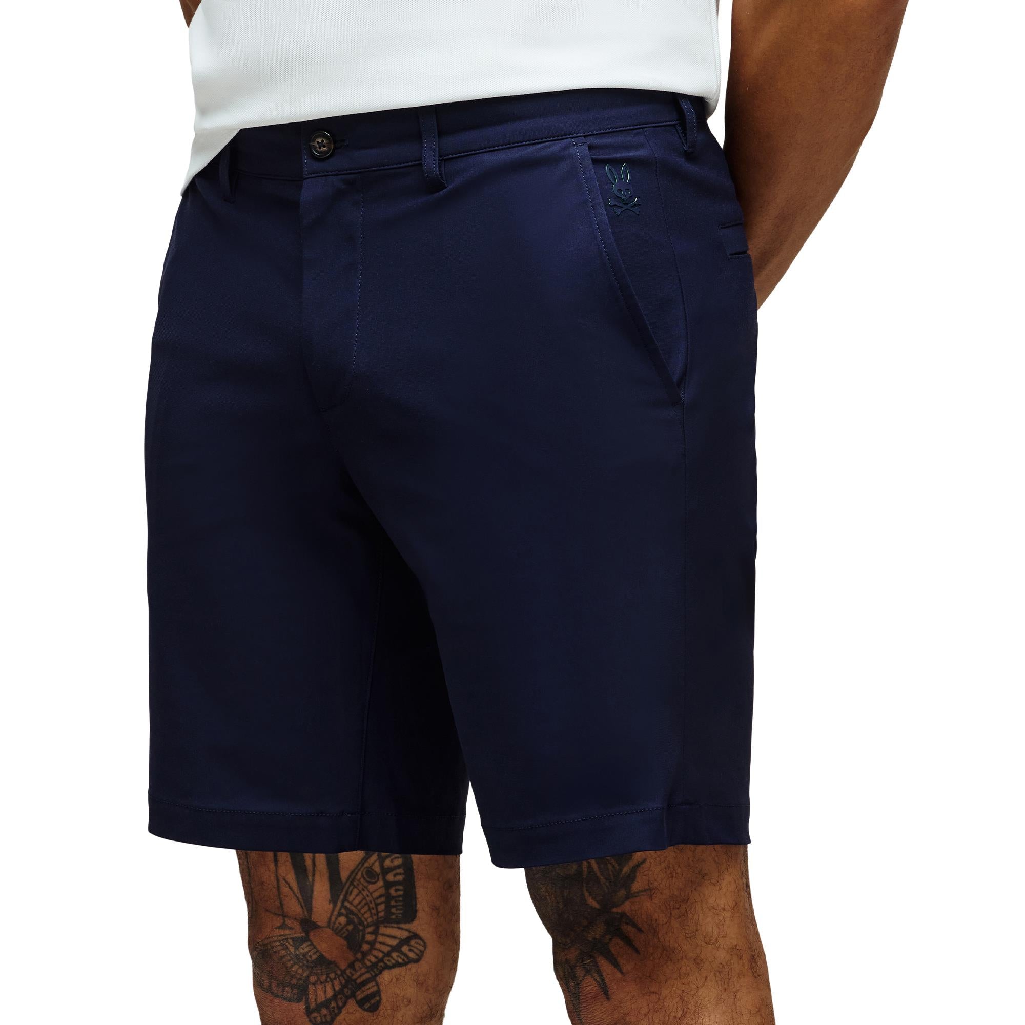 Psycho Bunny Maverick 10K Step Shorts Baritone Blue