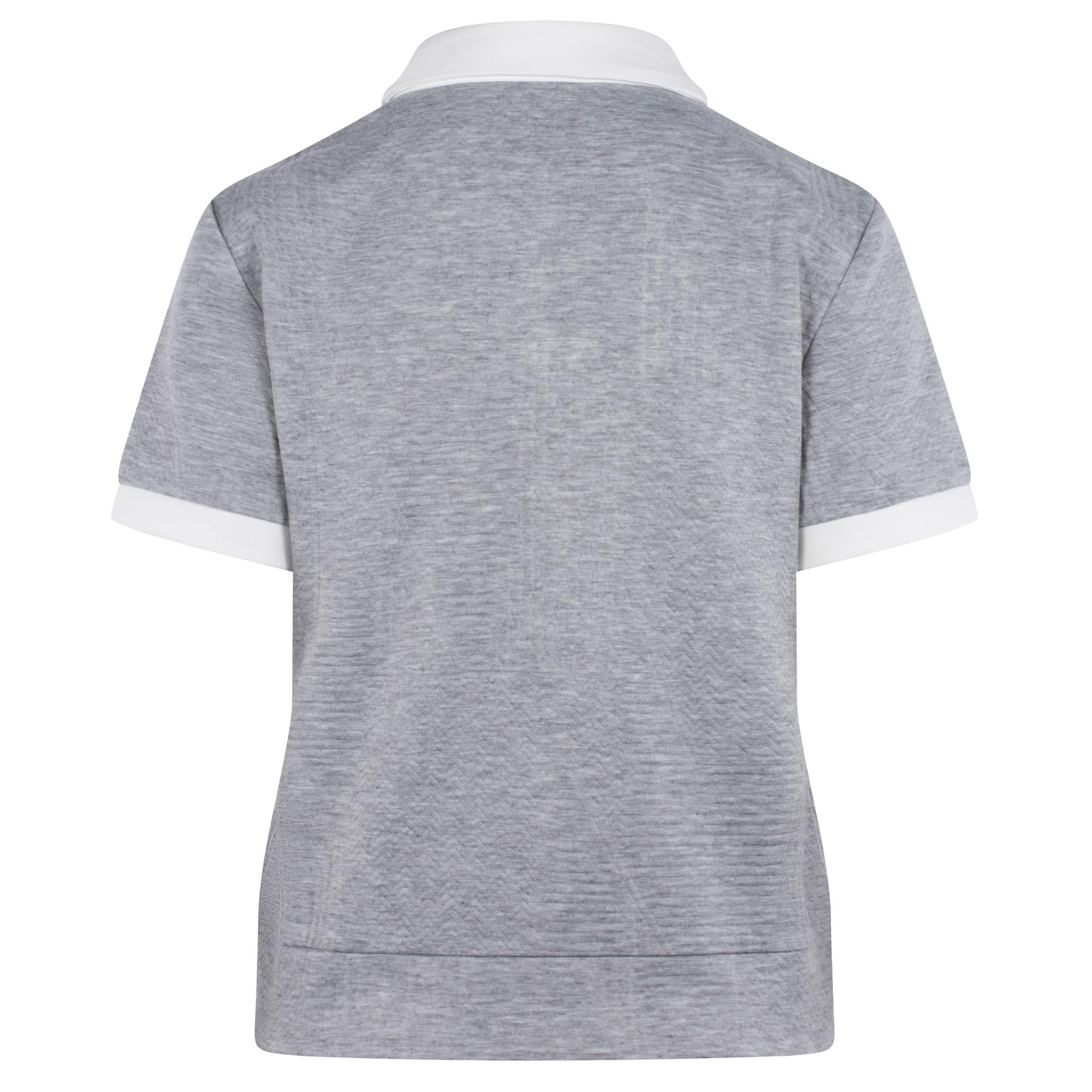 Macade Golf TX Course Ladies Golf Polo Grey
