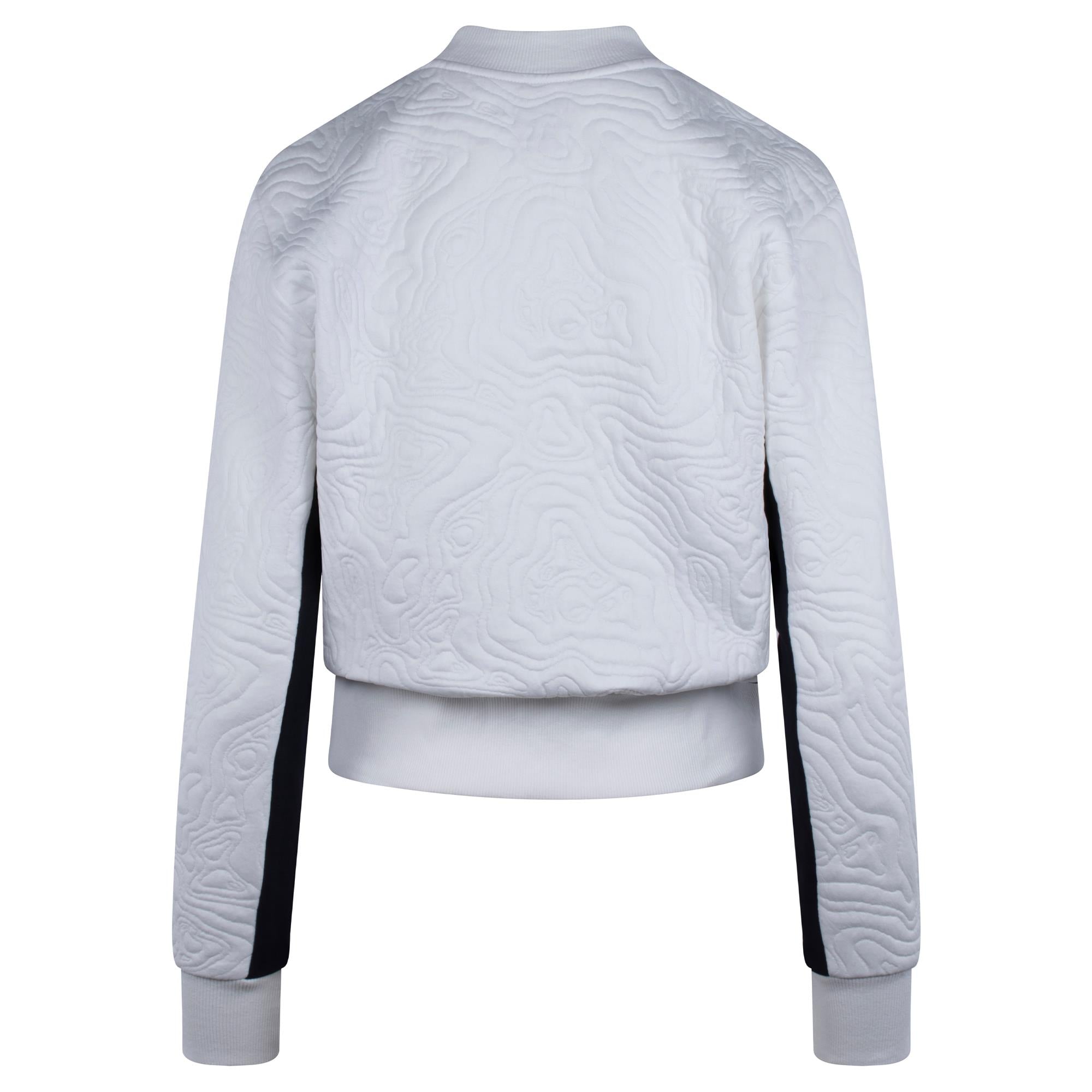 Macade Golf Ridge Mock Ladies Golf Sweater White