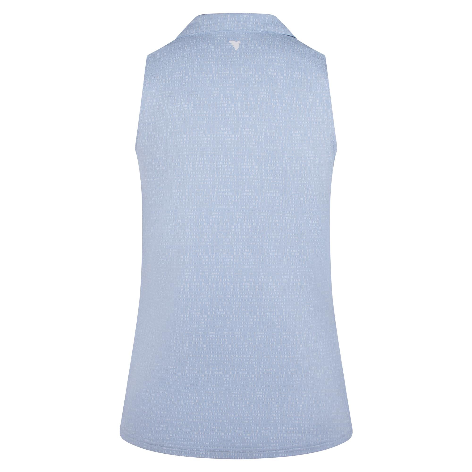 Macade Golf Mila Breeze Ladies Sleeveless Golf Polo Shirt Powder