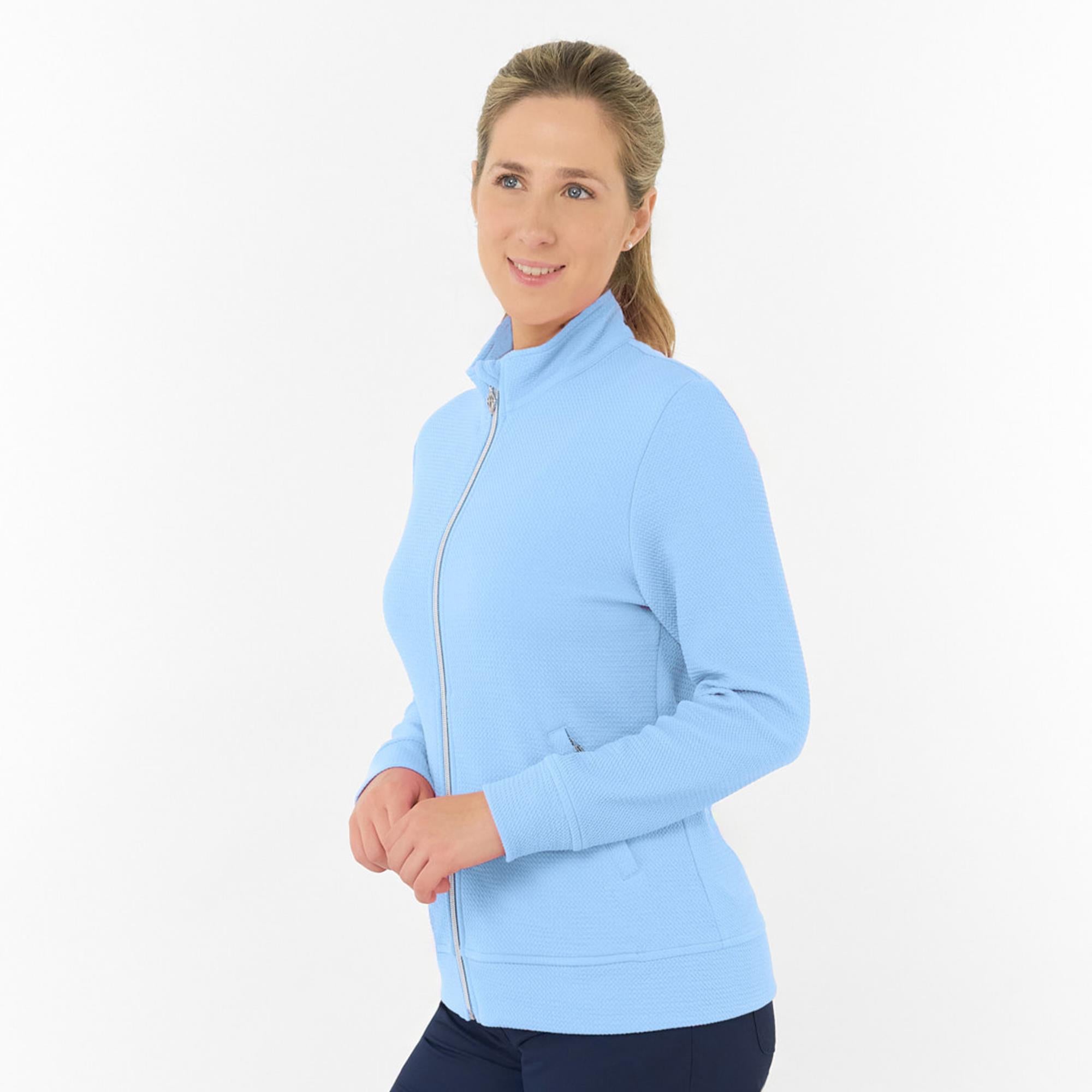 Pure Golf Priya Ladies Summer Golf Jacket Pale Blue