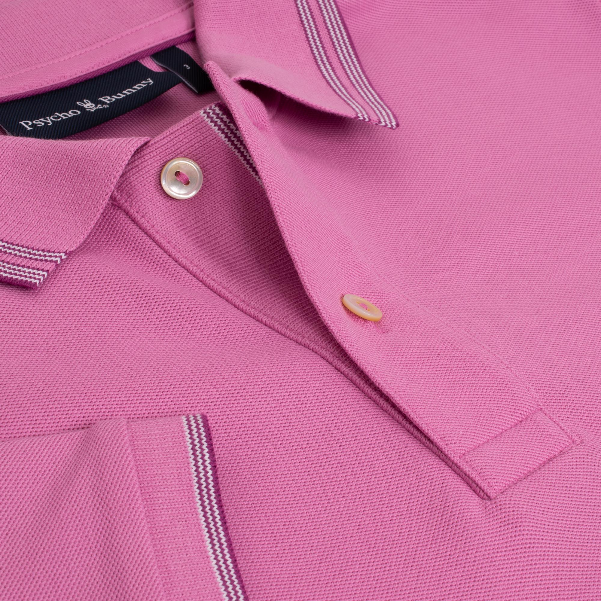 Psycho Bunny Zev Pique Mens Polo Shirt Crocus