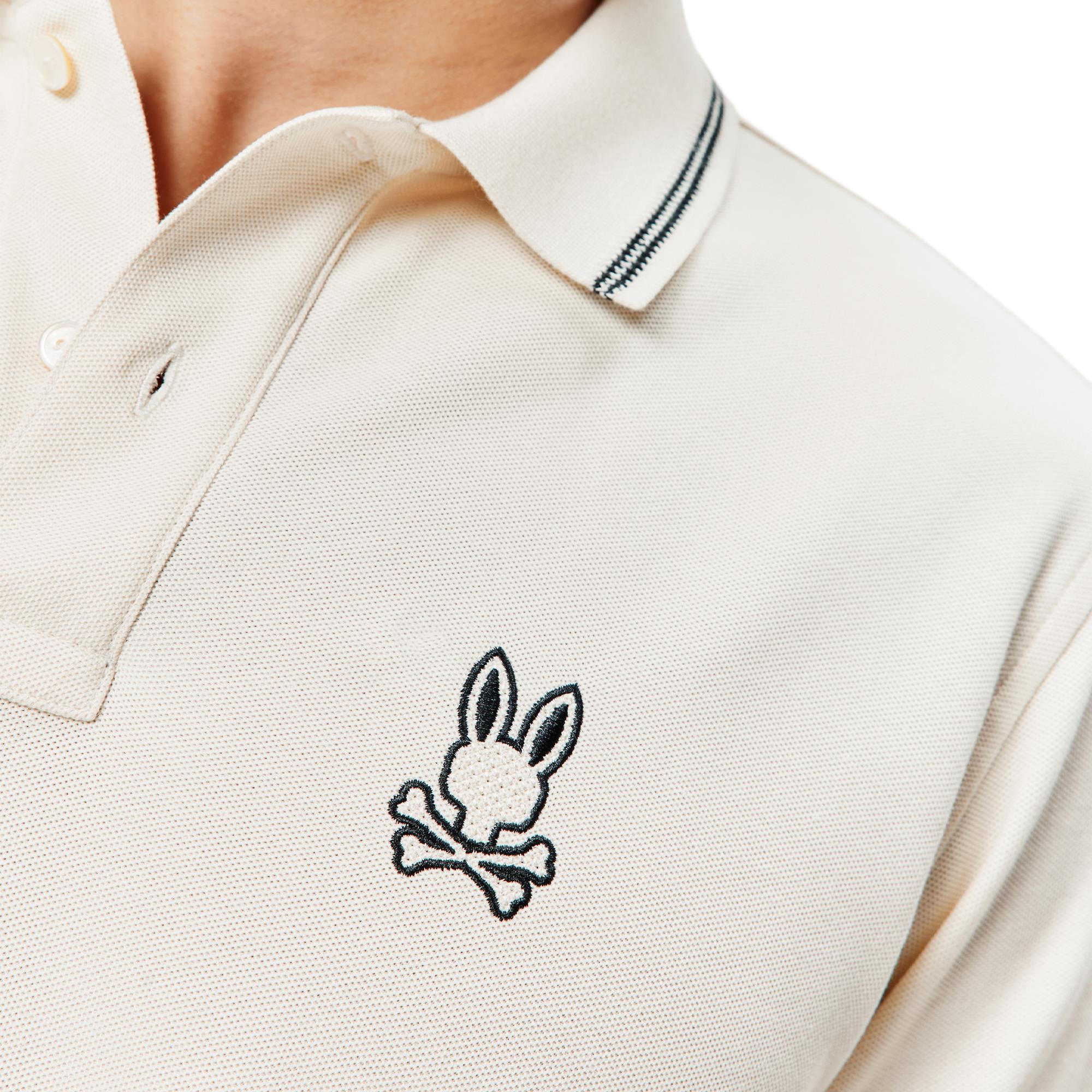 Psycho Bunny Elijah Mens Pique Polo Shirt Pristine