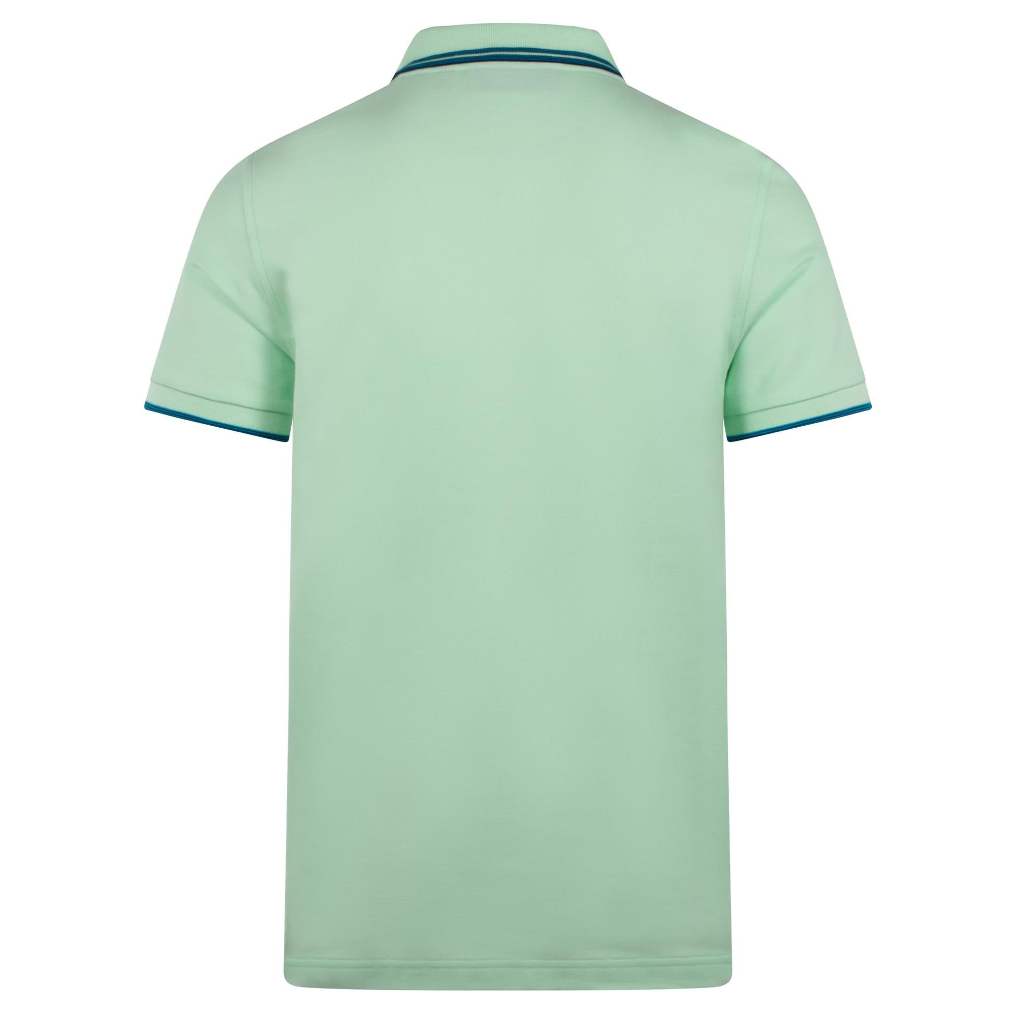 Psycho Bunny Zev Pique Mens Polo Shirt Misty Jade