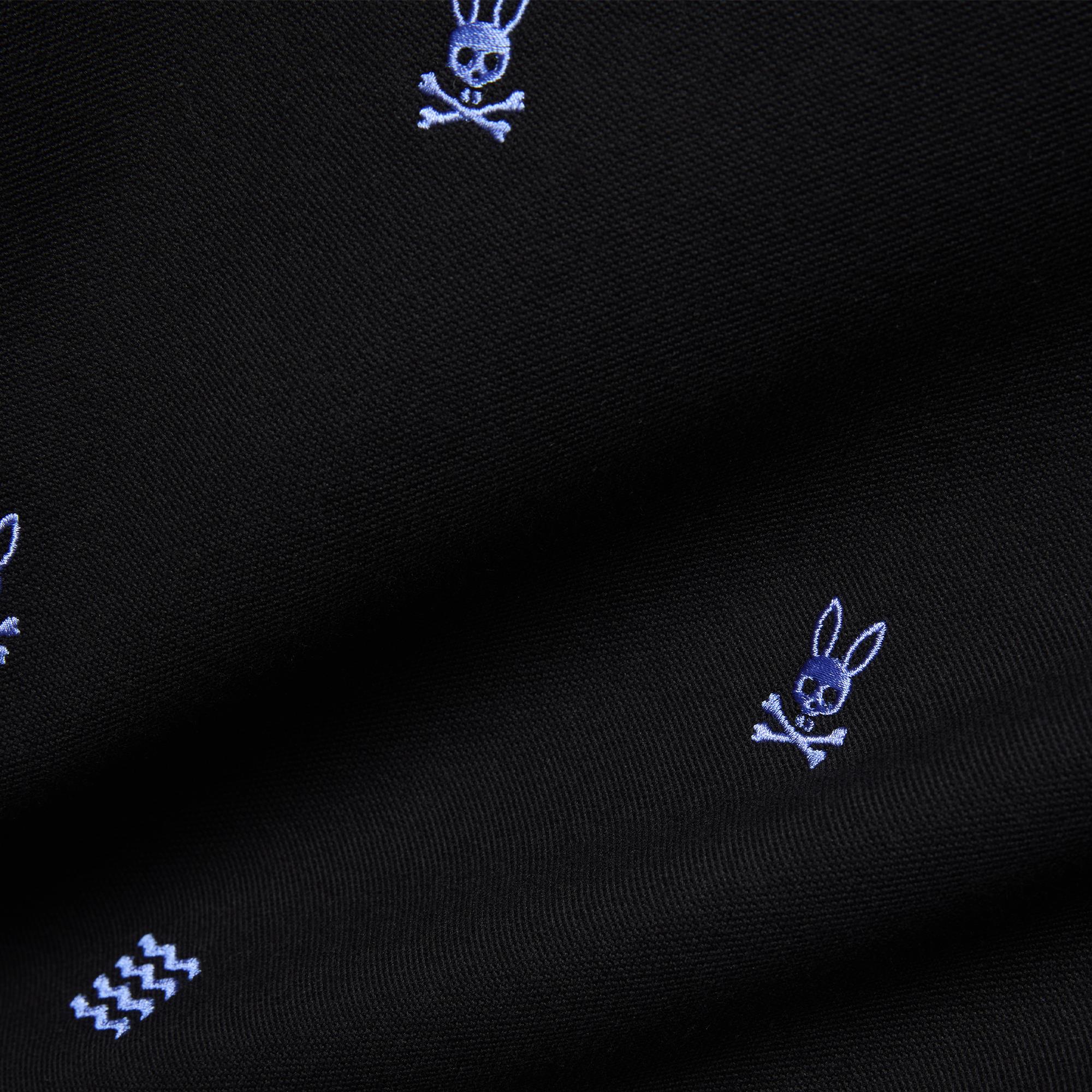 Psycho Bunny Colin Aoe Pique Mens Polo Shirt Black