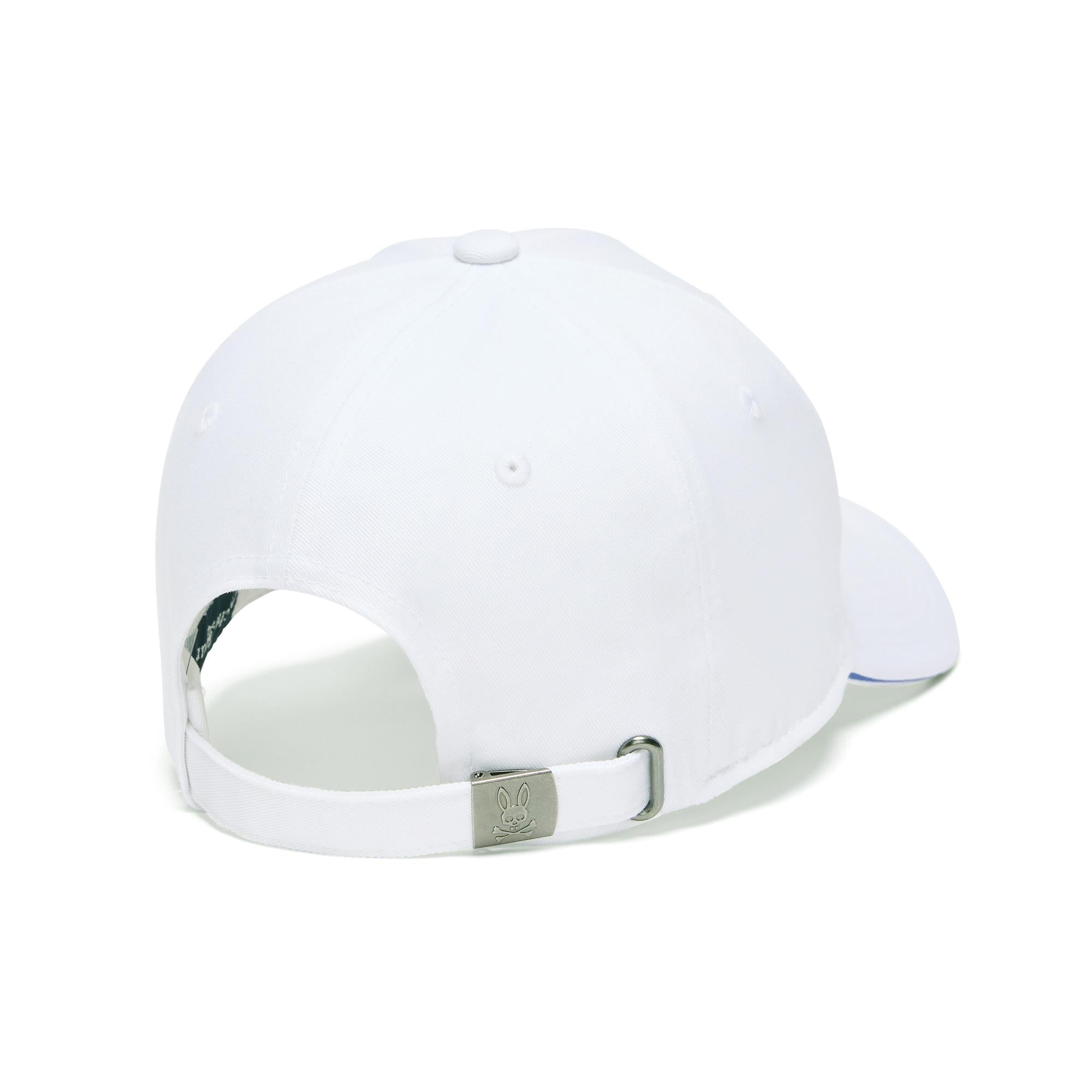 Psycho Bunny Brad Baseball Cap White