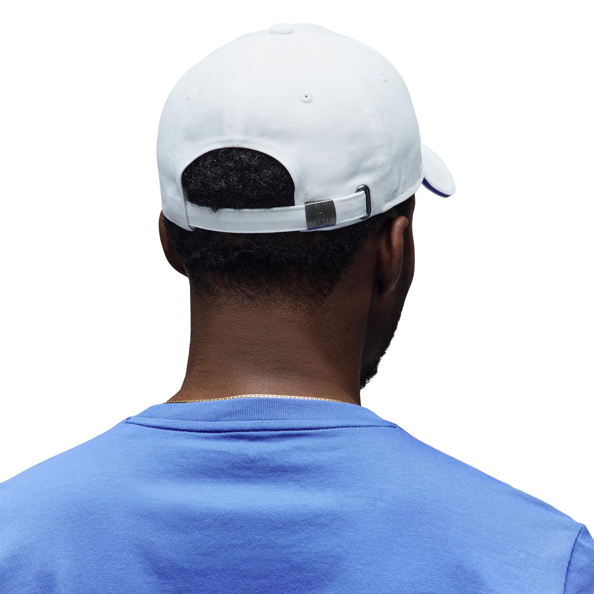 Psycho Bunny Brad Baseball Cap White