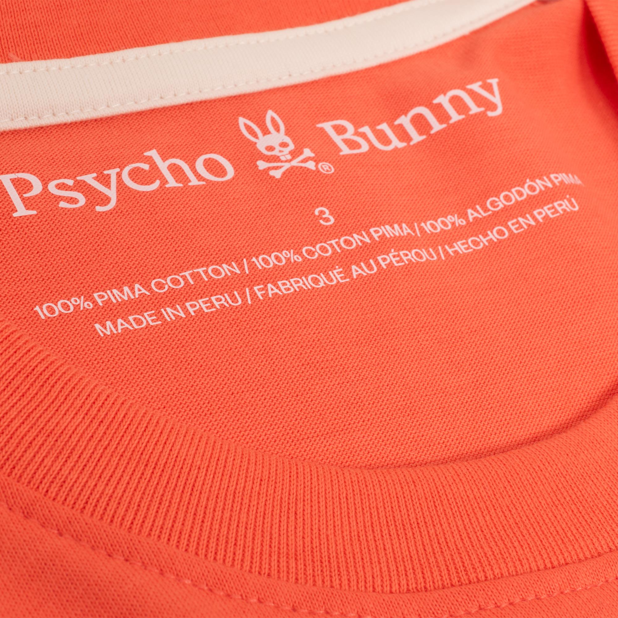 Psycho Bunny Brad Graphic Mens Tee Emberglow