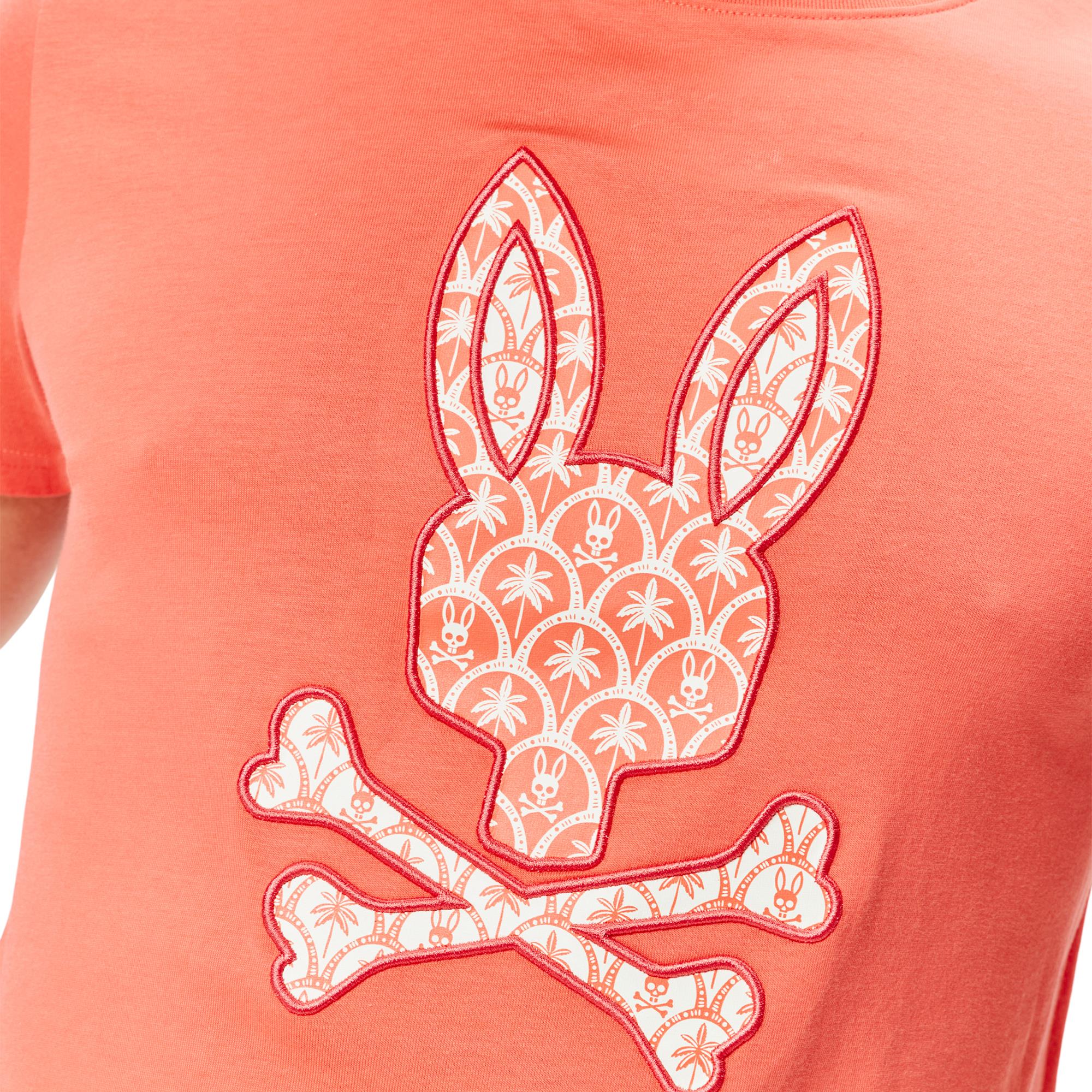 Psycho Bunny Brad Graphic Mens Tee Emberglow