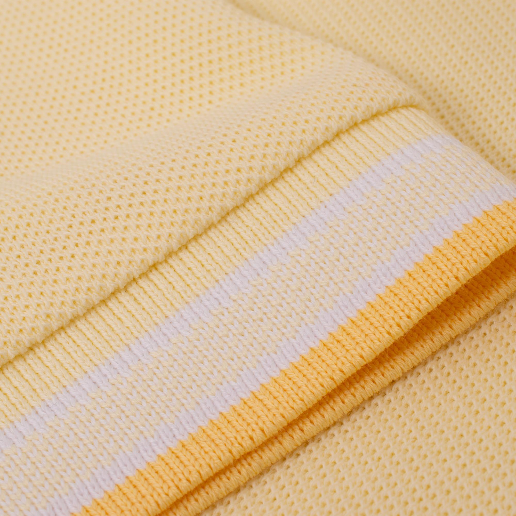 Boss Paddy Cotton Pique Mens Polo Shirt Open Yellow