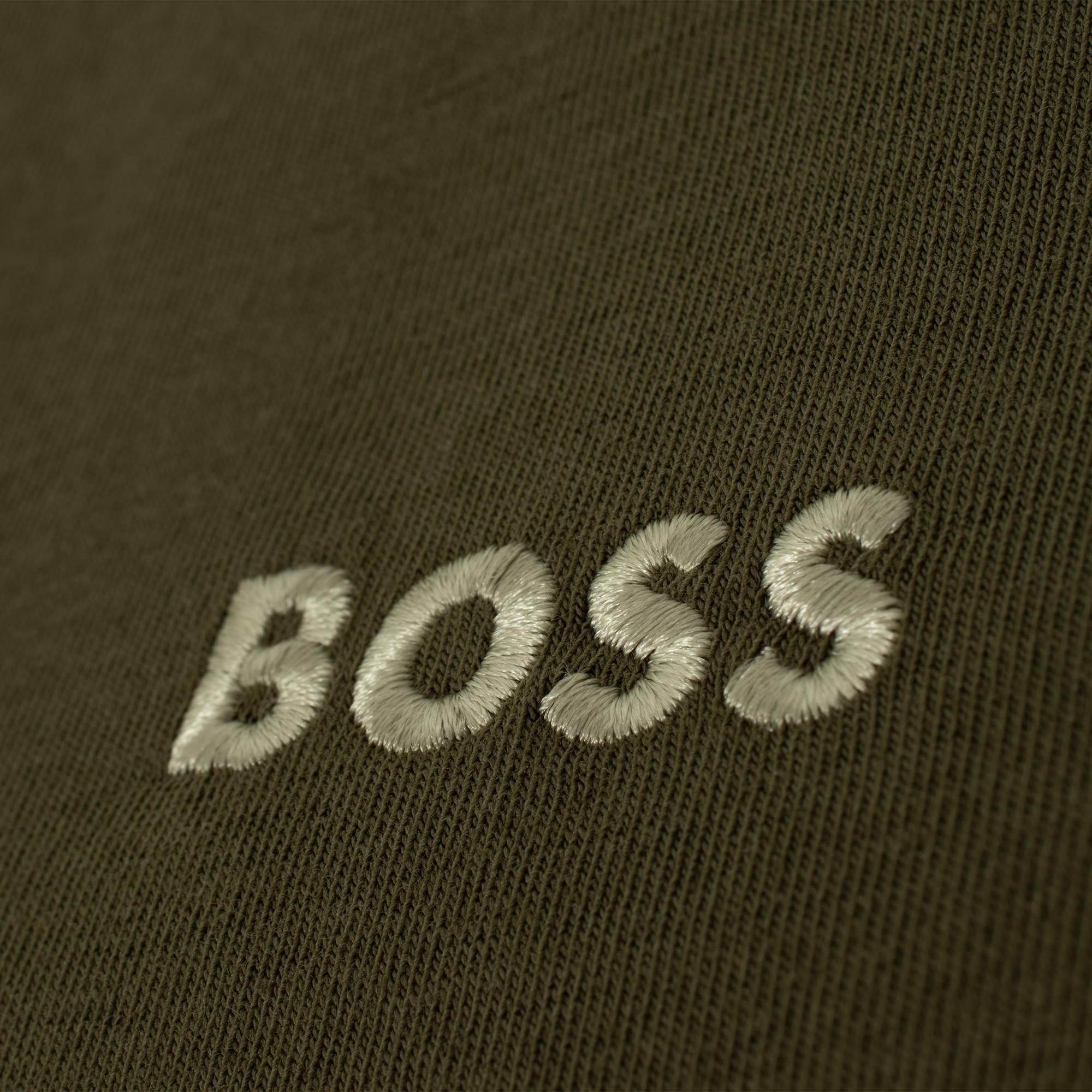 Boss Mix & Match Jacket H Mens Hoodie Open Green