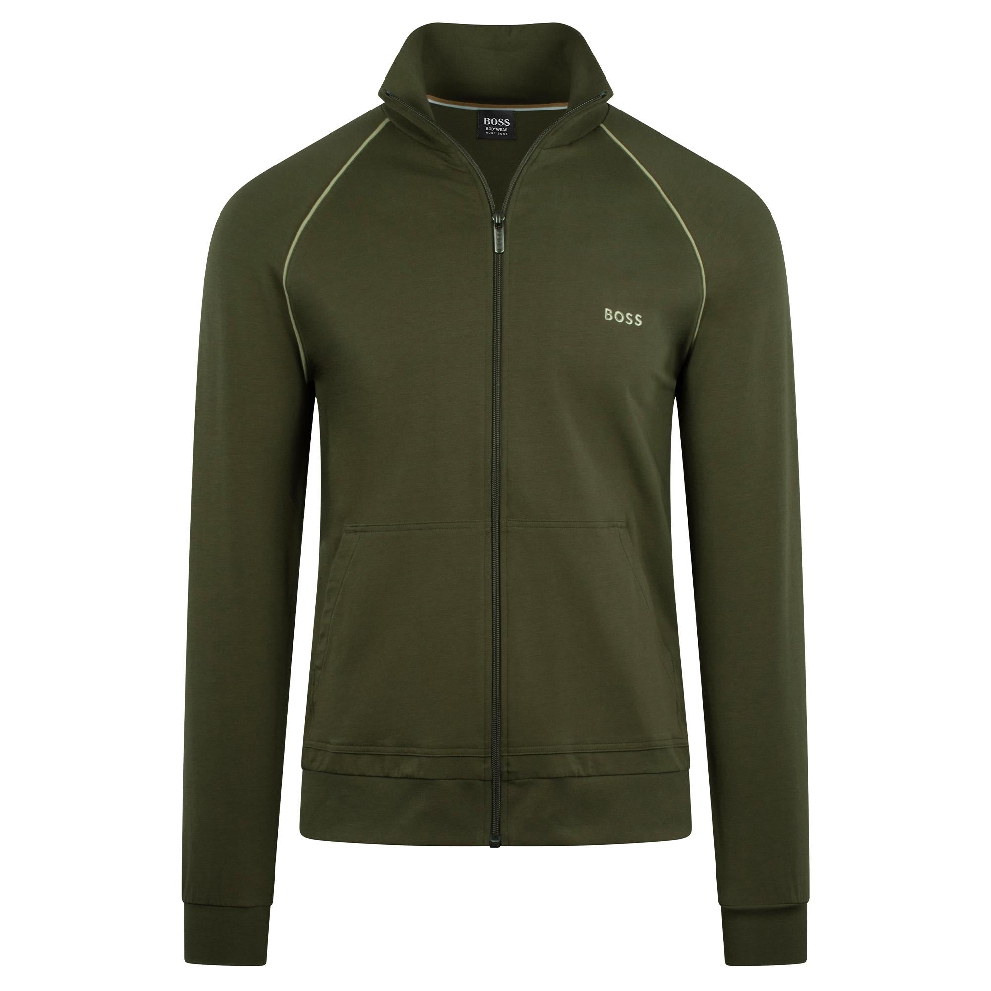 Boss Mix & Match Jacket Z Mens Jacket Open Green