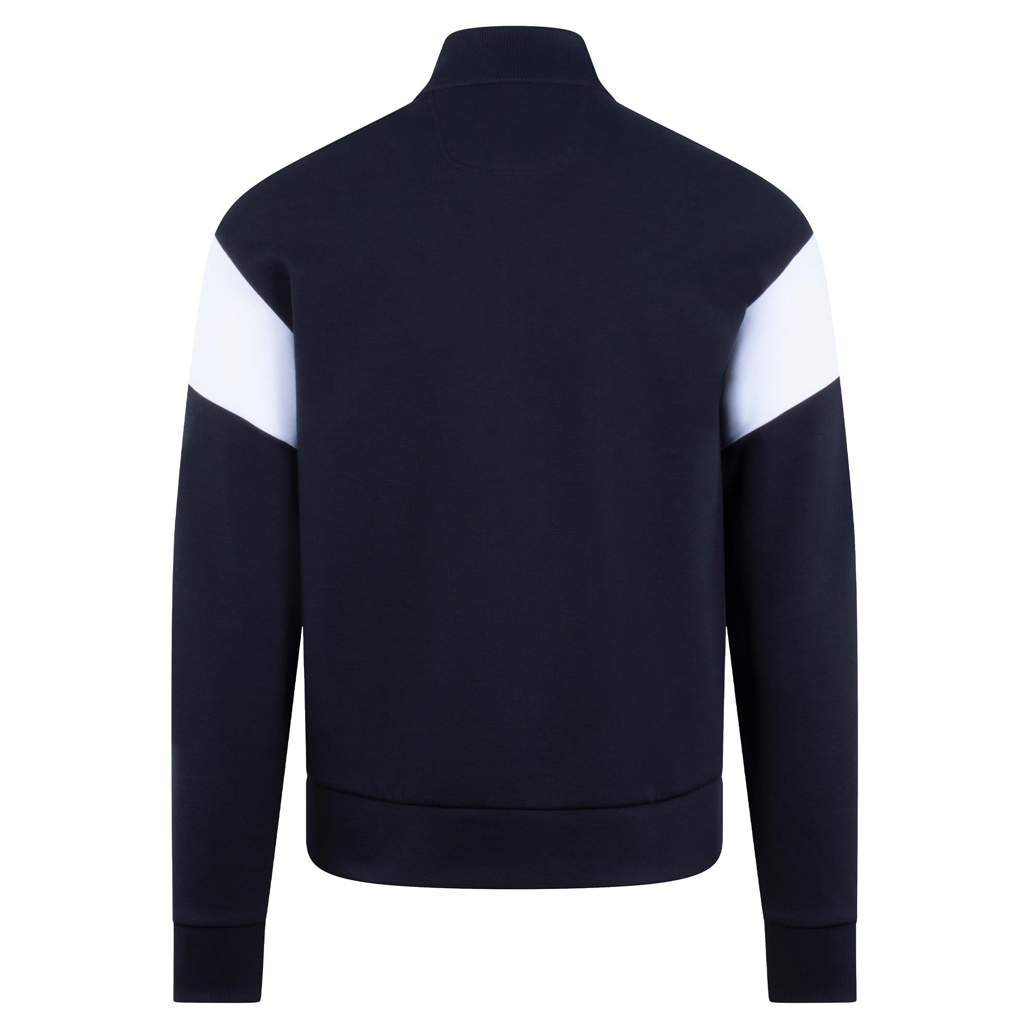 Boss SW_Union Skaz Full Zip Mens Sweater Dark Blue